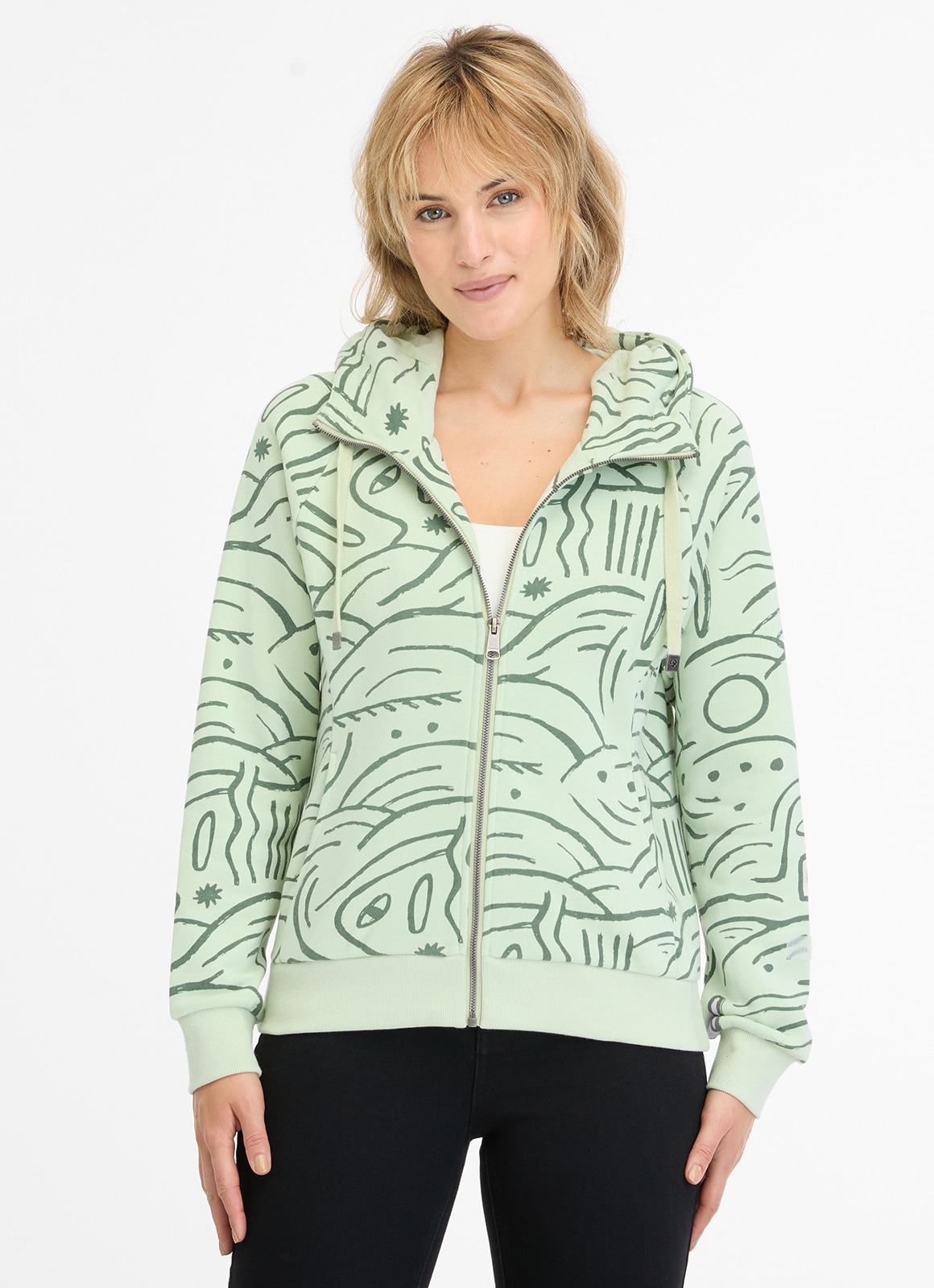 Ragwear Sweatjacke »FLLAWIA PRINT«