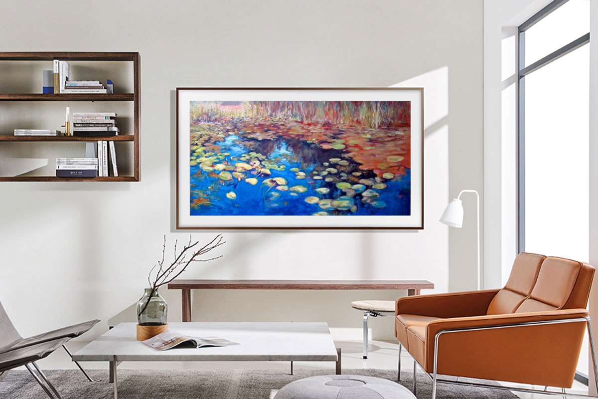 Samsung LED Lifestyle Fernseher »GQ32LS03BBU«, Smart-TV, Hyper Real,Mattes Display,HDR