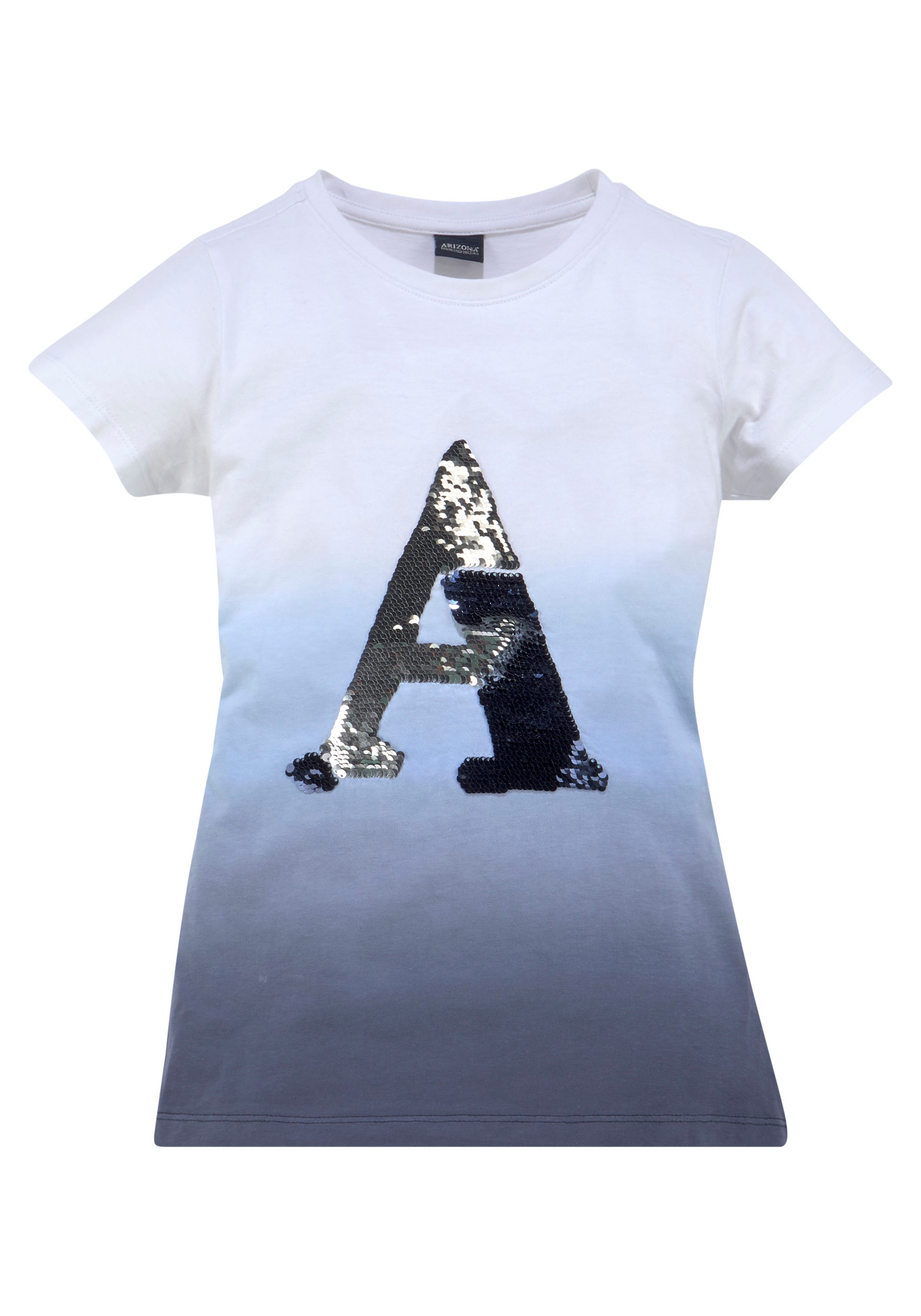 ✵ Arizona T-Shirt, mit Wendepaillenten Applikation günstig bestellen |  Jelmoli-Versand