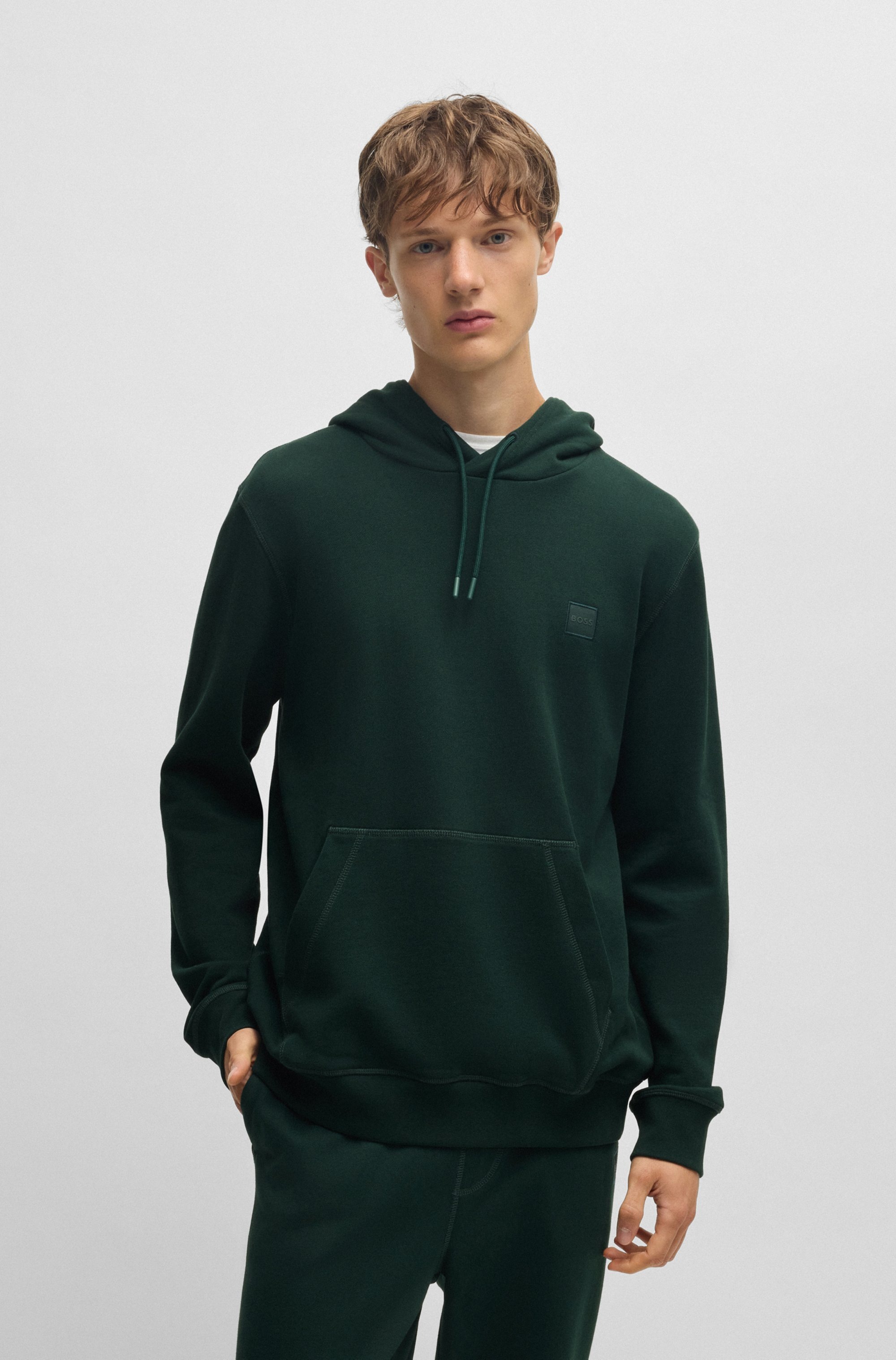 BOSS ORANGE Kapuzensweatshirt »Wetalk«, mit gesticktem BOSS Markenlabel