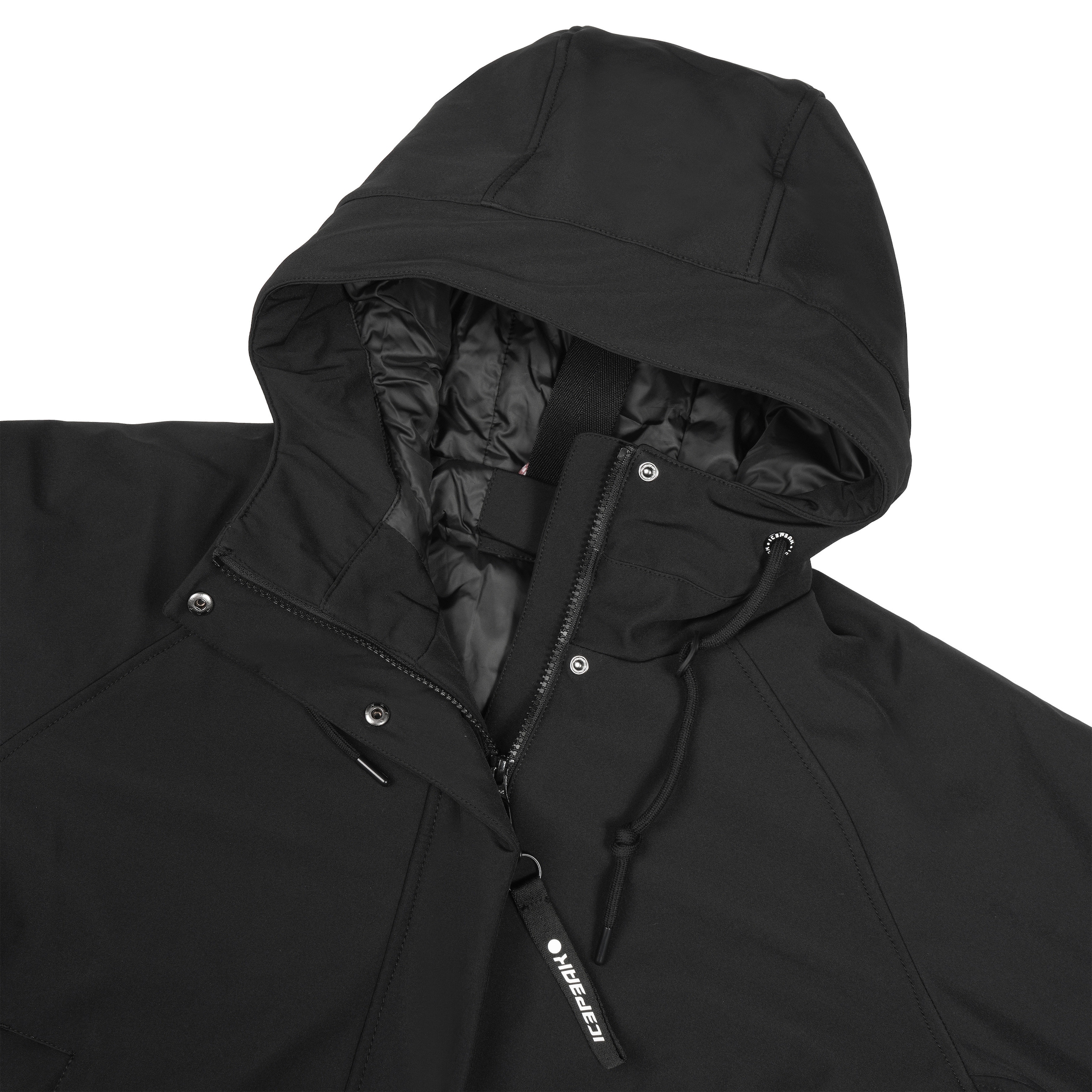 Icepeak Funktionsmantel »D SOFTSHELLMANTEL ADAMAS«, Hohe Seitenschlitze mit Reissverschluss