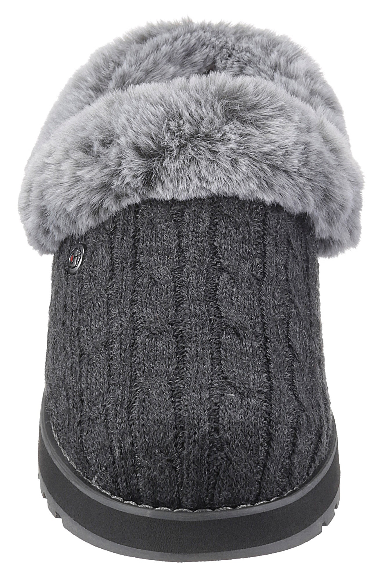 Skechers Pantoffel »KEEPSAKES - ICE ANGEL«, Hausschuh in Strick-Optik