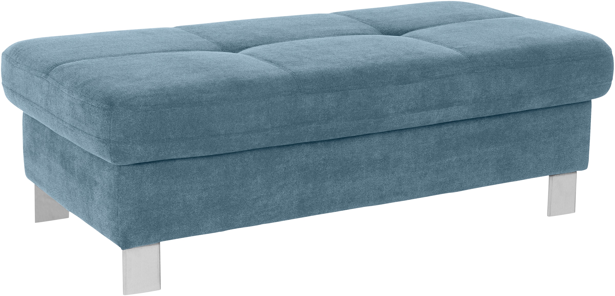 exxpo - sofa fashion Hocker »Fiji Bankhocker mit Staufach unter der Sitzfläche«, elegant modern mit toller Detailverarbeitung
