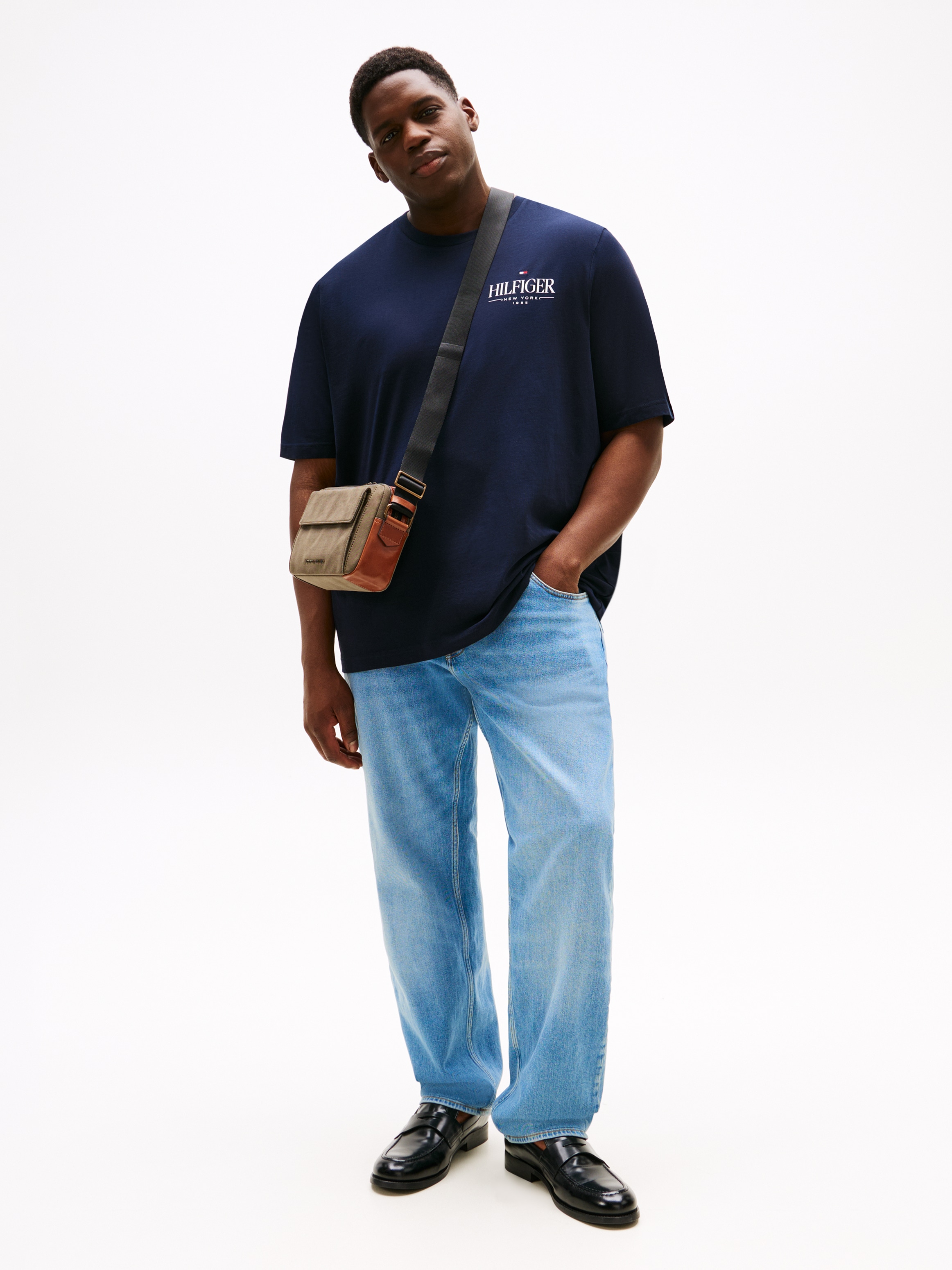Tommy Hilfiger Big & Tall T-Shirt »BT-HILFIGER STACK TEE-B«, Grosse Grössen