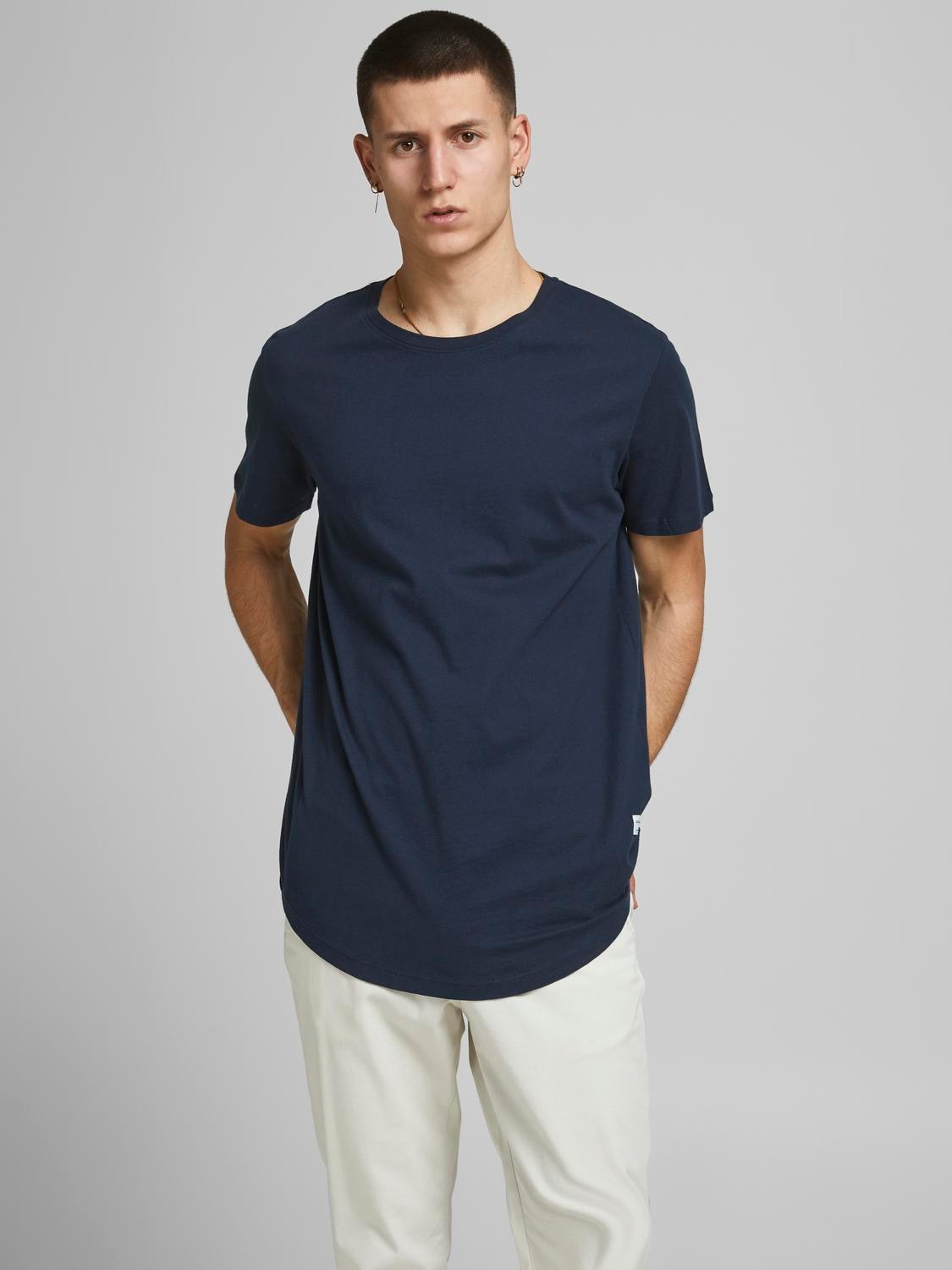 Jack & Jones Rundhalsshirt »JJEORGANIC BASIC TEE SS O-NE 3PK MP NOOS«, (Packung, 3 tlg.)