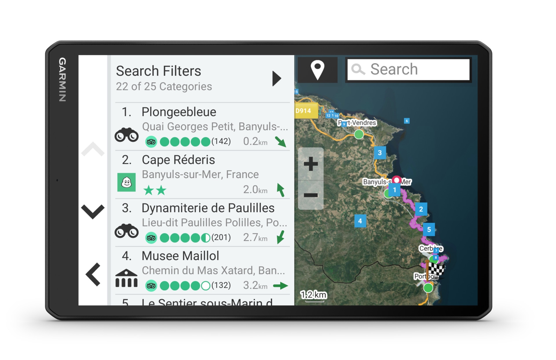 Garmin Navigationsgerät "Camper 1095 MT-D EU" (Europa (45 Länder) Karten-Updates) Bluetooth