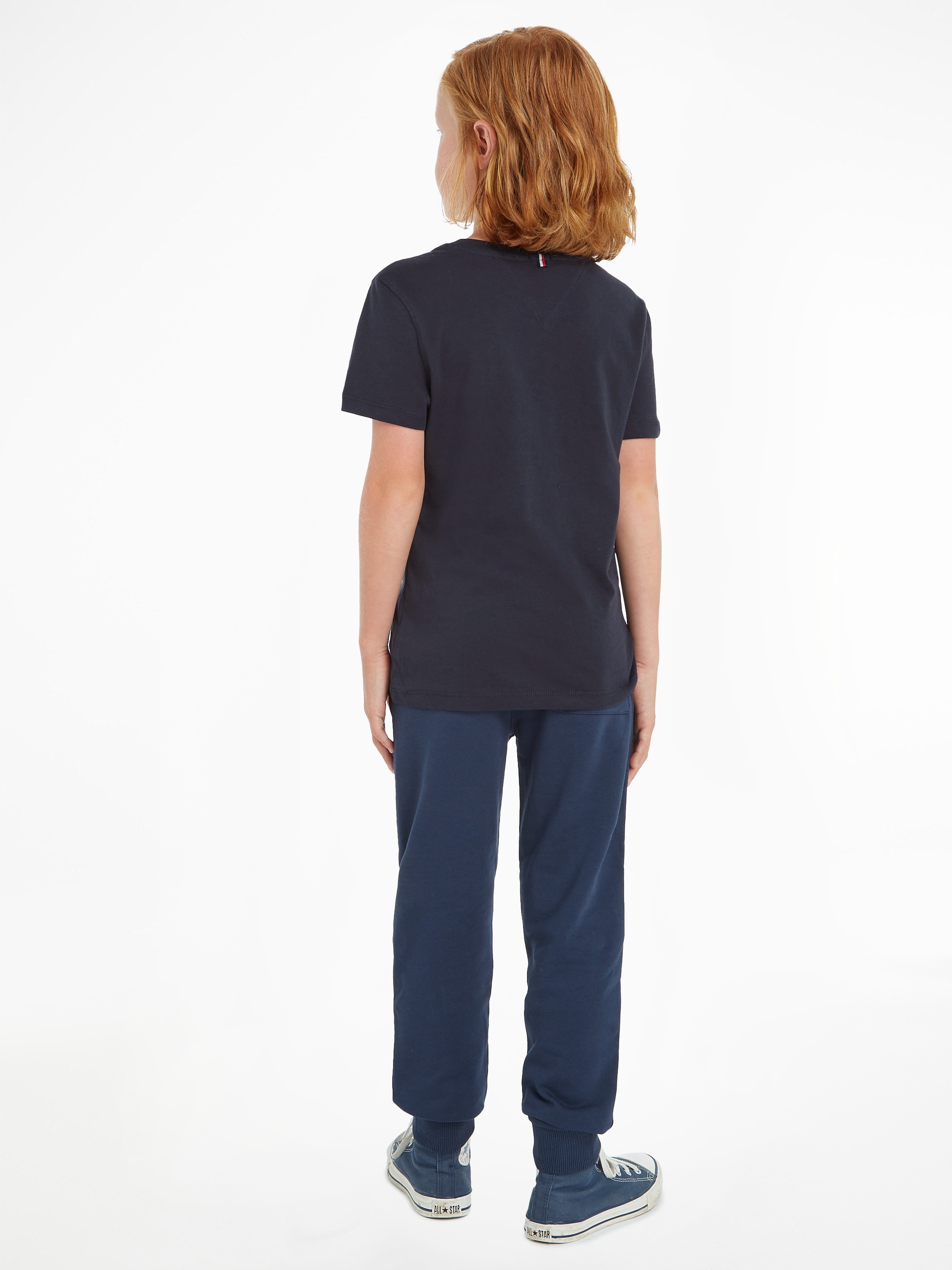 Tommy Hilfiger T-Shirt »BOYS BASIC CN KNIT«, Kinder Kids Junior MiniMe,für Jungen