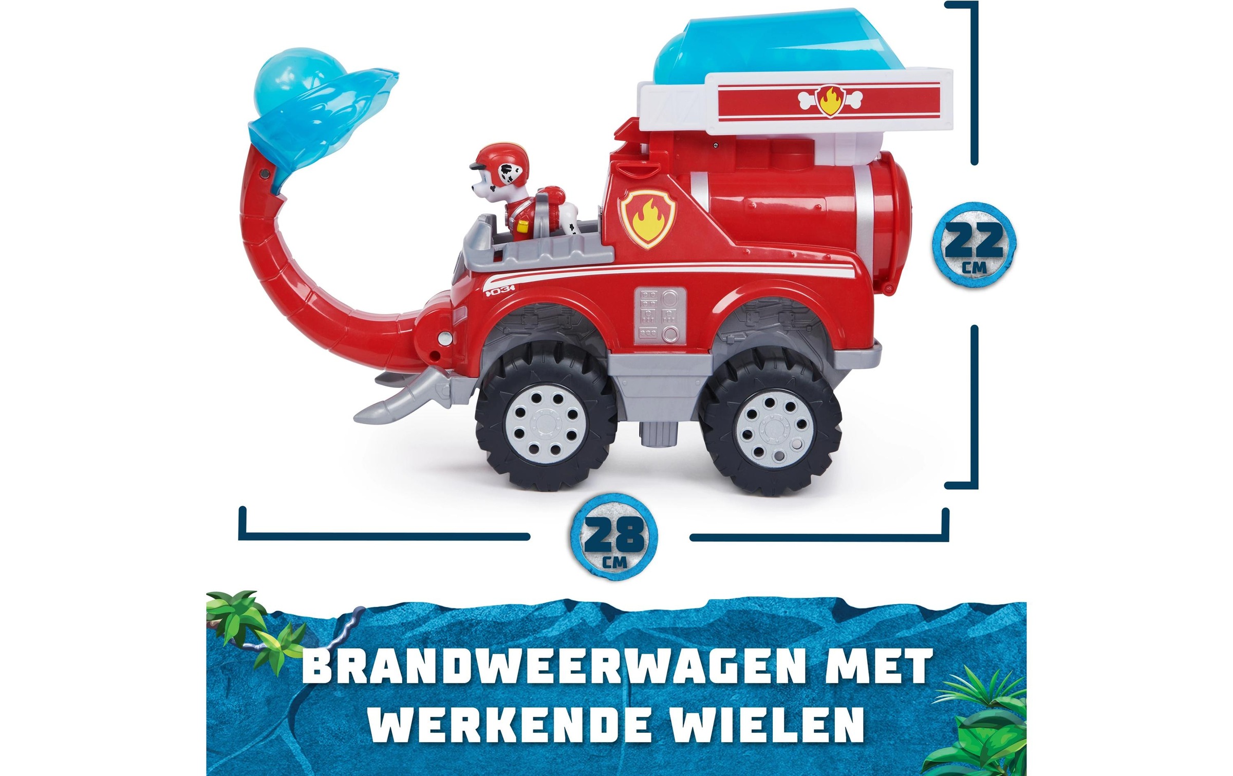 Spielwelt »Spinmaster Paw Patrol Marshall Deluxe Vehicle«