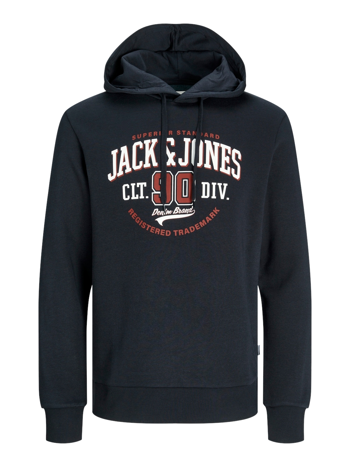 Jack & Jones PlusSize Hoodie »JJELOGO SWEAT HOOD 2 COL 24/25 NOOS PLS«, mit Logo Frontprint