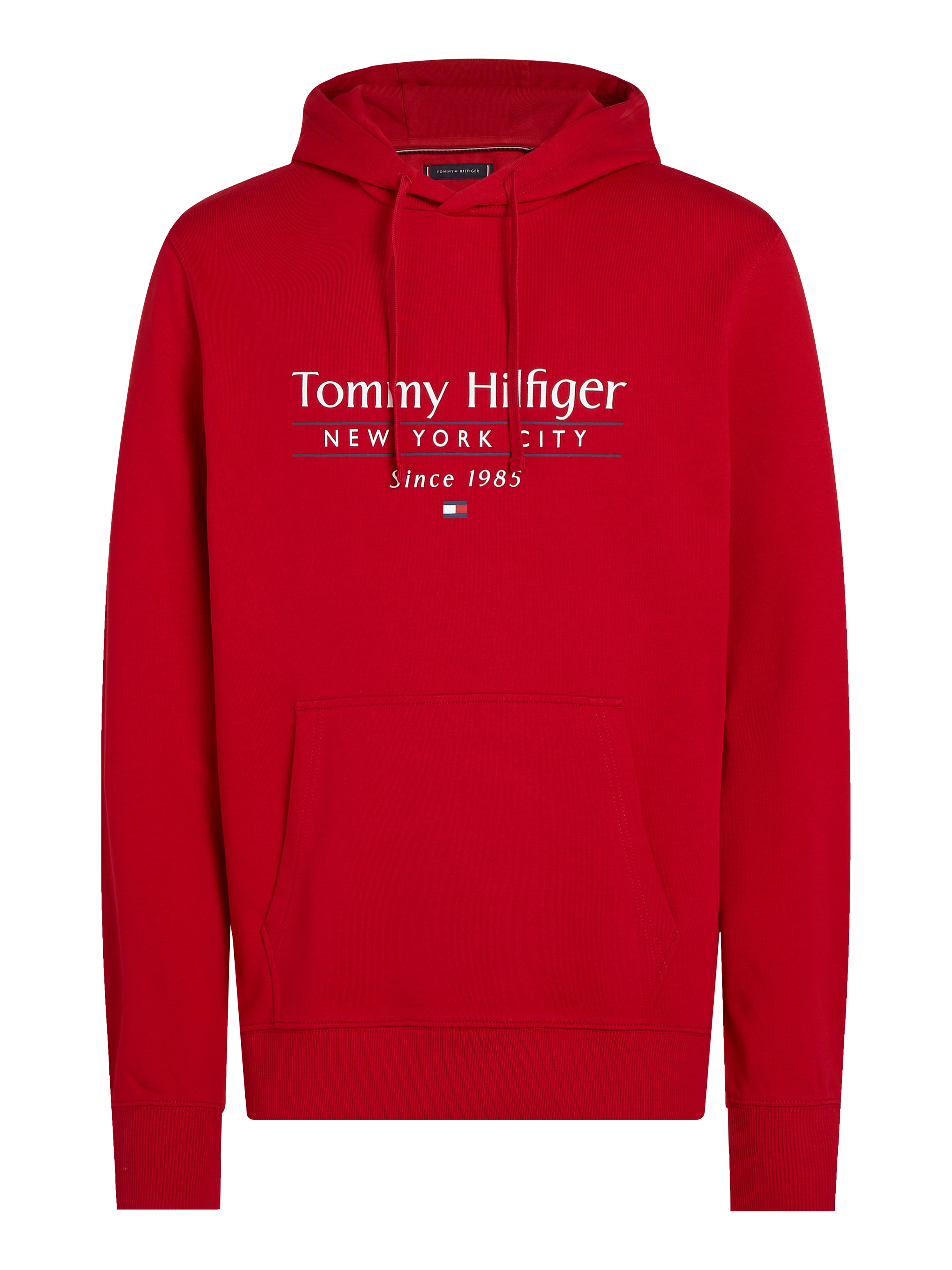 Tommy Hilfiger Hoodie »HILFIGER CENTER STACK HOODY«, mit grossem mehrfarbigen Print