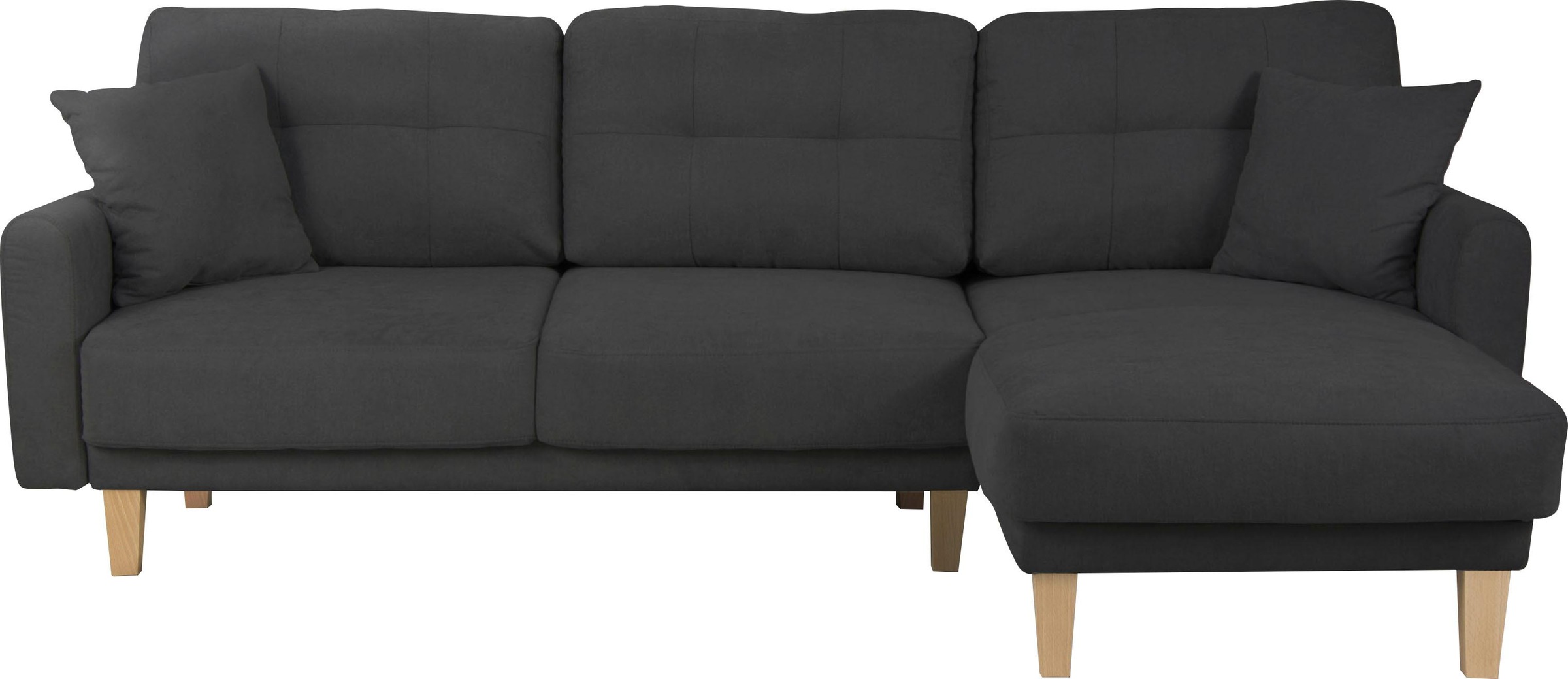 Home affaire Ecksofa »TRIPLO optionale Schlafsofa mit Bettkasten, Masse B/T/H: 234/164/89 cm«, L-Form wahlweise mit Bettfunktion - Liegefläche 132x210 cm