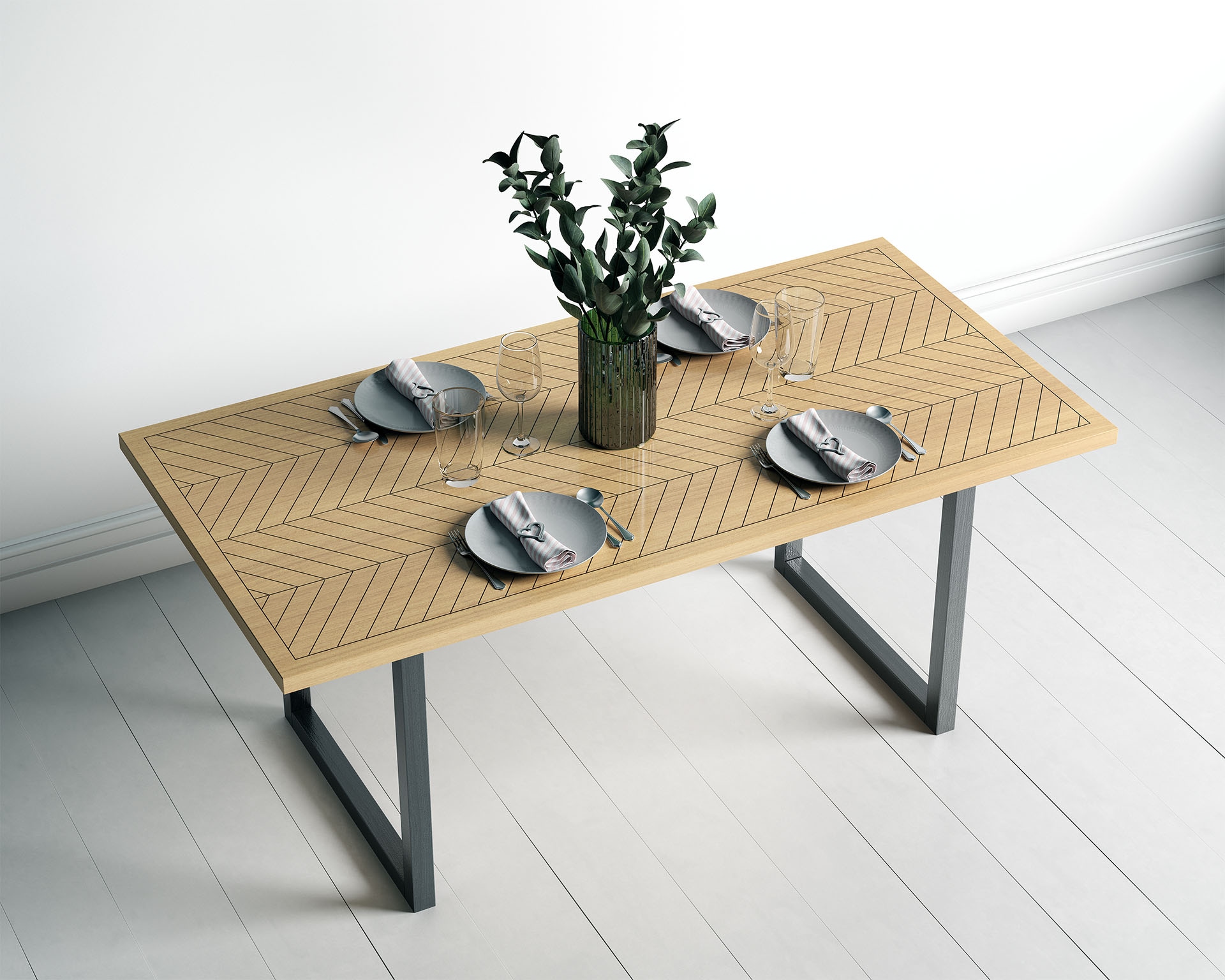 Woodman Esstisch »Camden«, aus teilmassiver Birke, Breite 80 cm, FSC®-zertifiziert