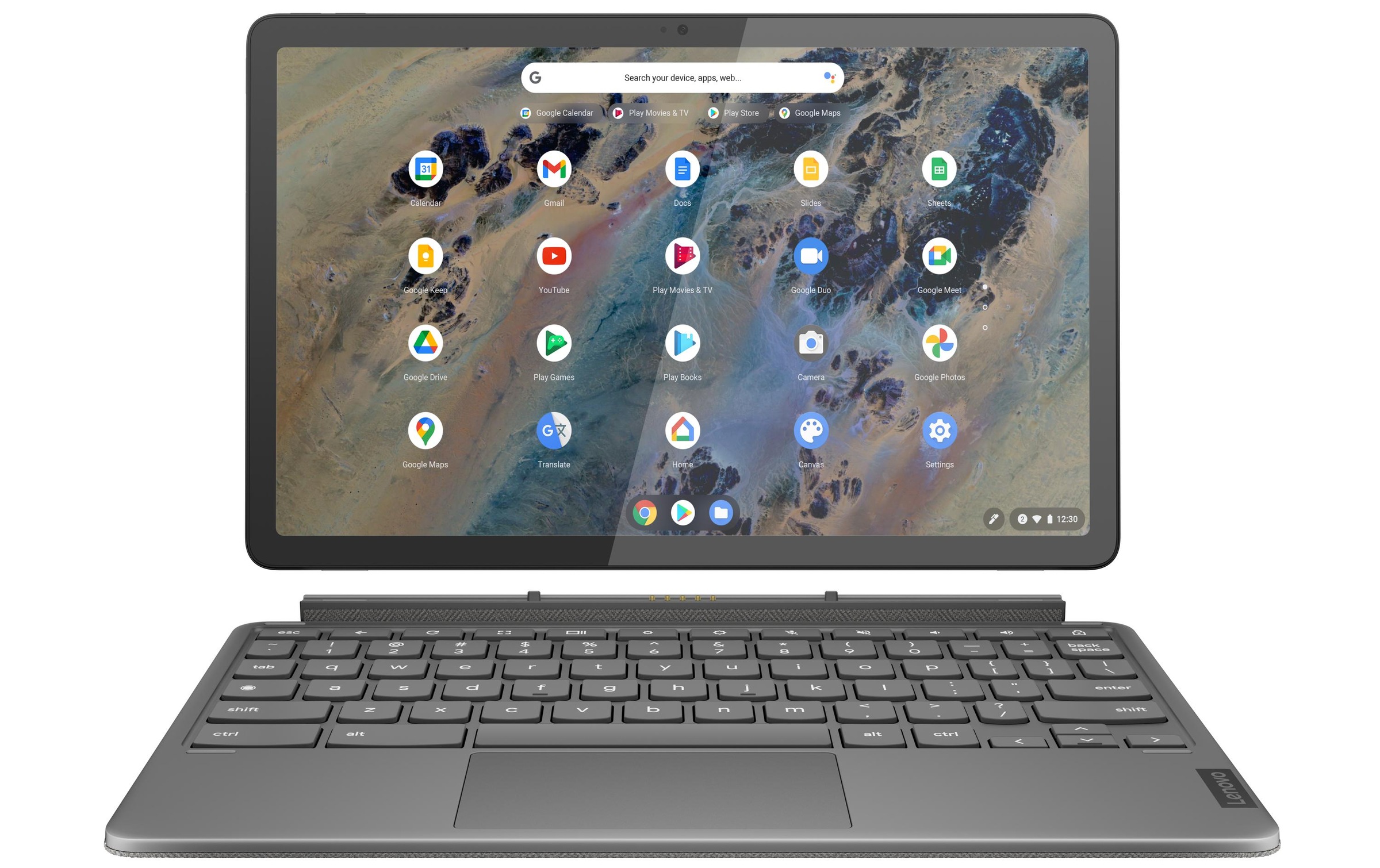 Lenovo Notebook »IdeaPad Duet 3 Chro«, 27,7 cm, / 10,6 Zoll, Qualcomm, Snapdragon™, Adreno