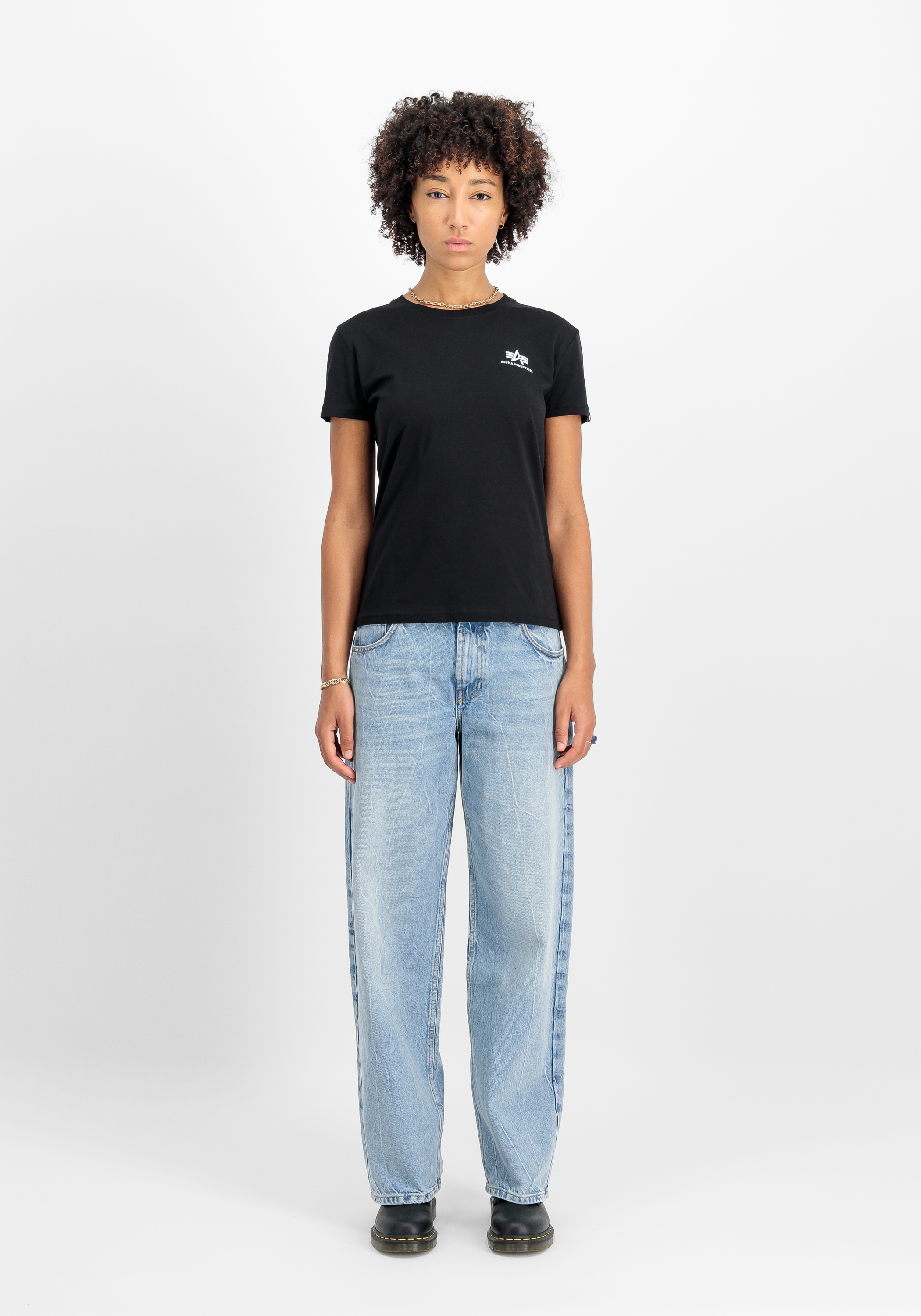 Alpha Industries T-Shirt »Alpha Industries Women - T-Shirts Basic T-Shirt SL W«