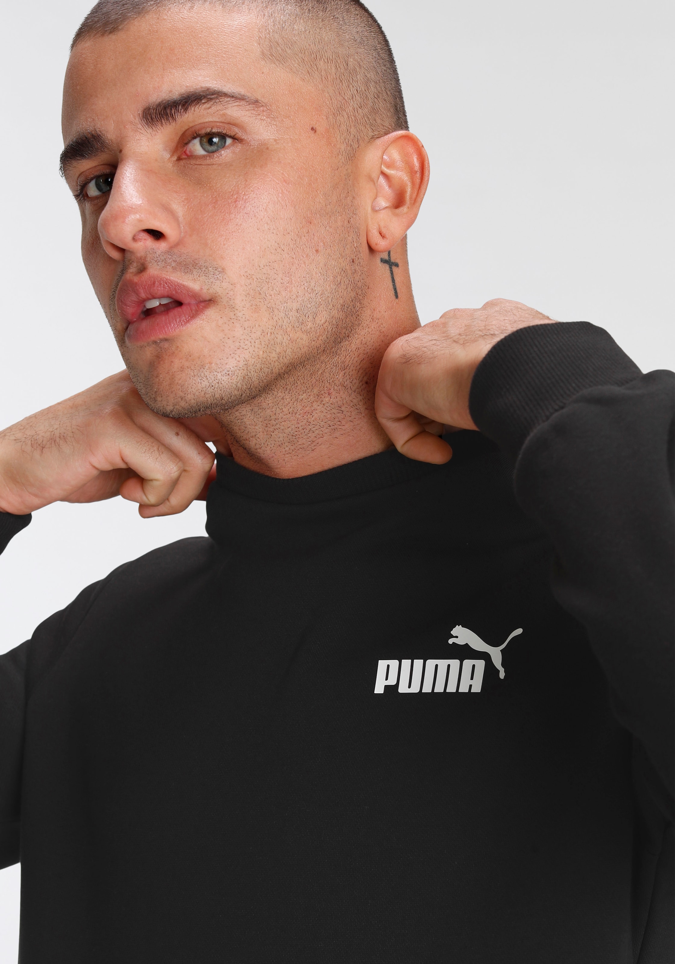 PUMA Kapuzensweatshirt »ESS online SMALL Jelmoli-Versand shoppen CREW LOGO | FL«