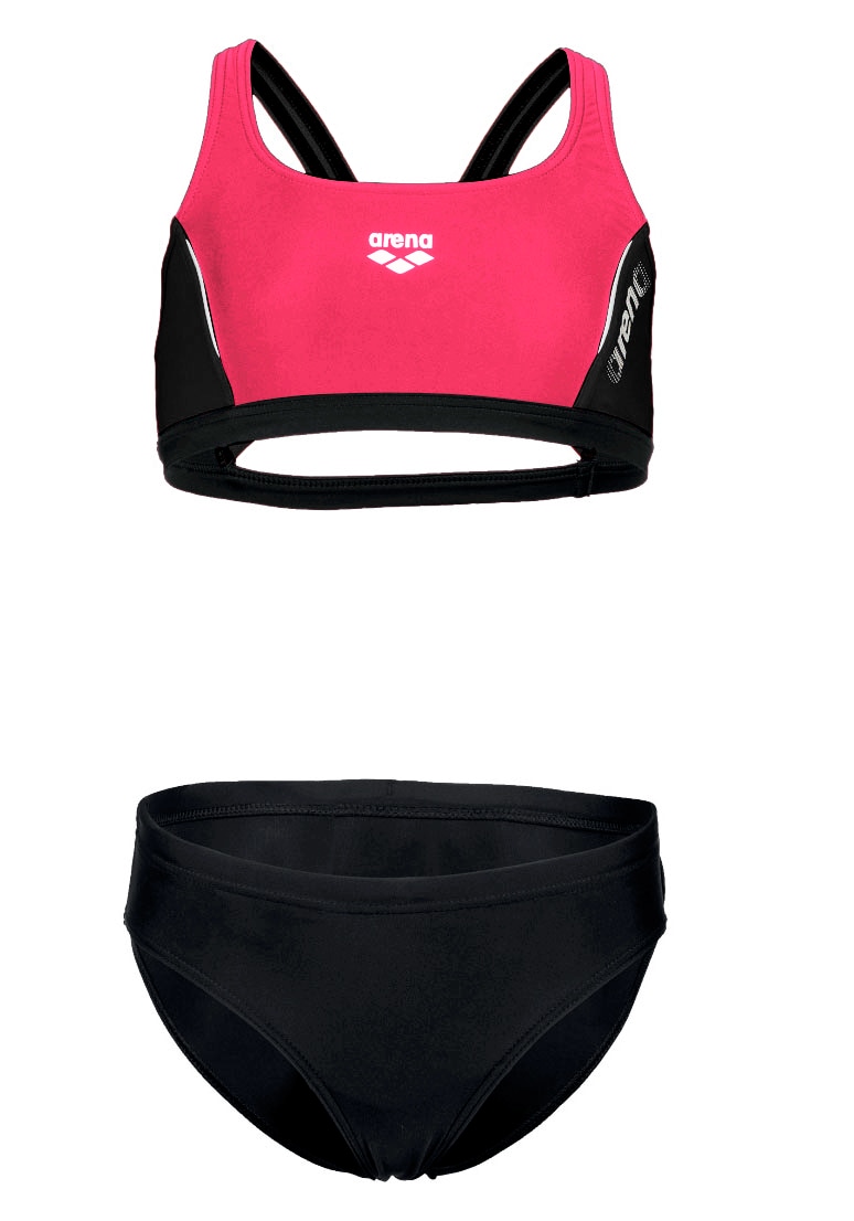 Jelmoli-Versand Bustier-Bikini JR Arena THRICE R«, kaufen | PIECES günstig mit ✵ »G TWO Markenschriftzug