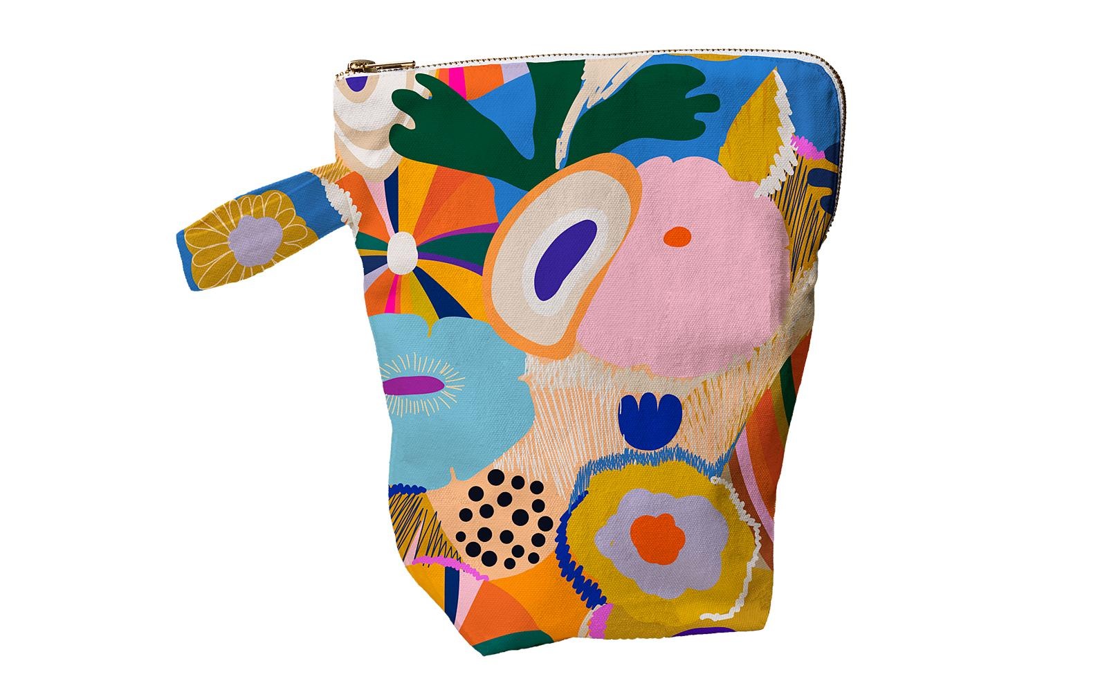 Kosmetiktasche "Chic Mic Burst of colors 22,5 x 26,5 x 10 cm"