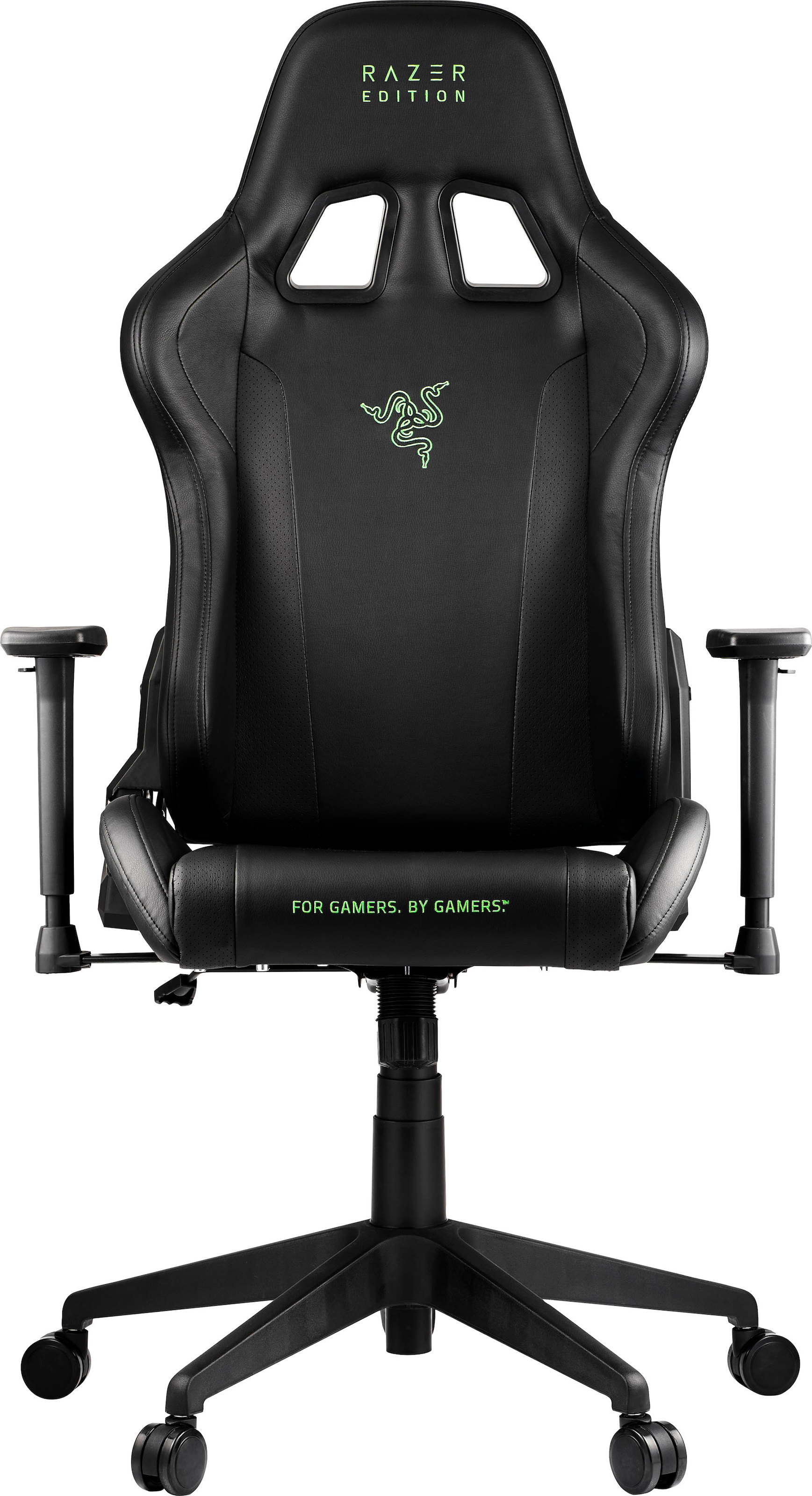 RAZER Gaming-Stuhl »Tarok Essentials by Zen, PU Kunstleder« () 3D-Armlehnen, Lendenkissen und Kopfkissen, bis 130kg, Schwarz