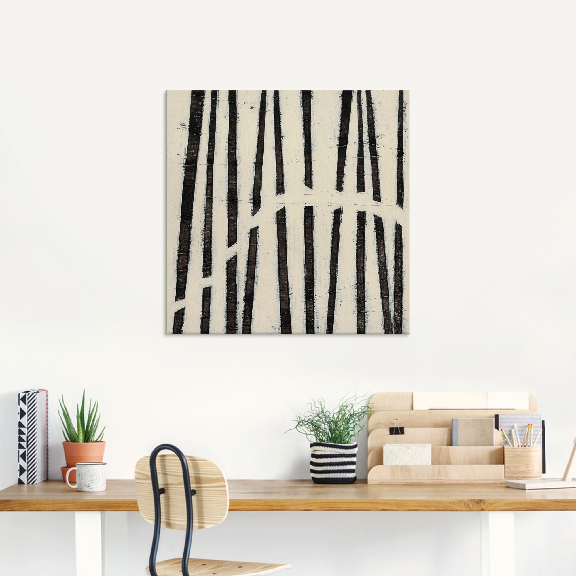Artland Glasbild »Hieroglyph I«, Muster, (1 St.), in verschiedenen Grössen