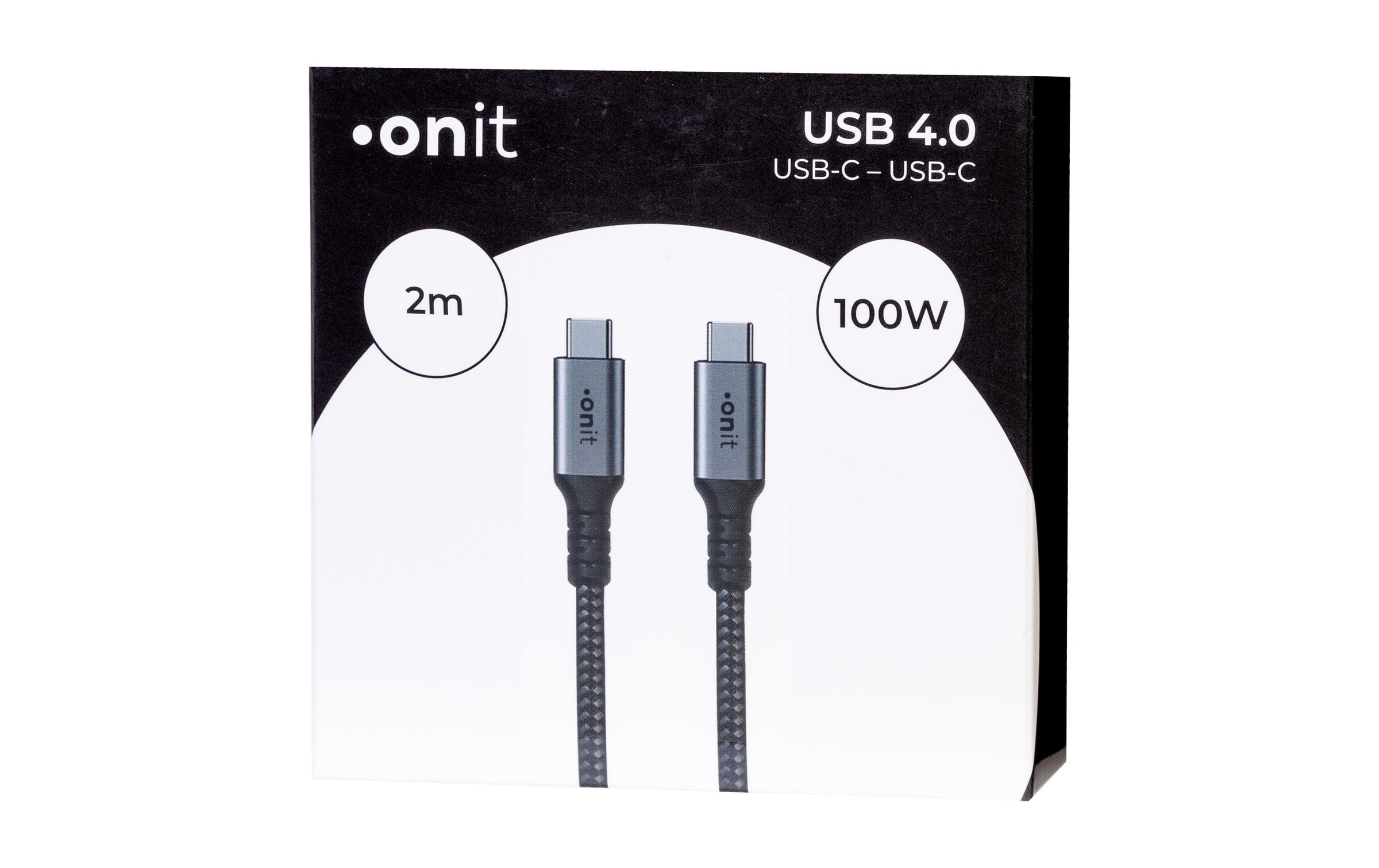 onit USB-Kabel »Pro USB C - USB C 2«, USB-C, 200 cm