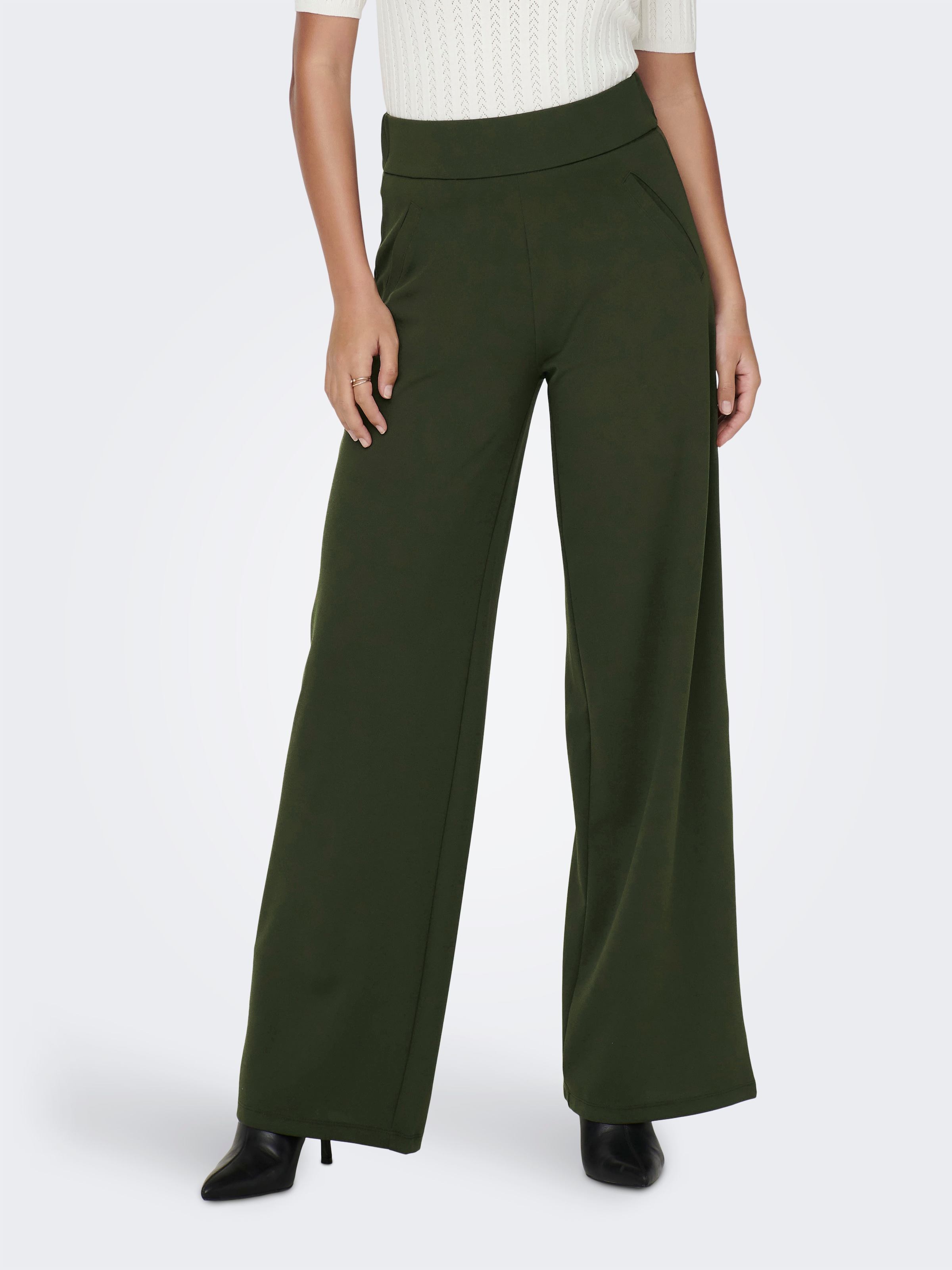 JDY Schlupfhose »JDYLOUISVILLE CATIA WIDE PANT JRS NOOS« Materialmix