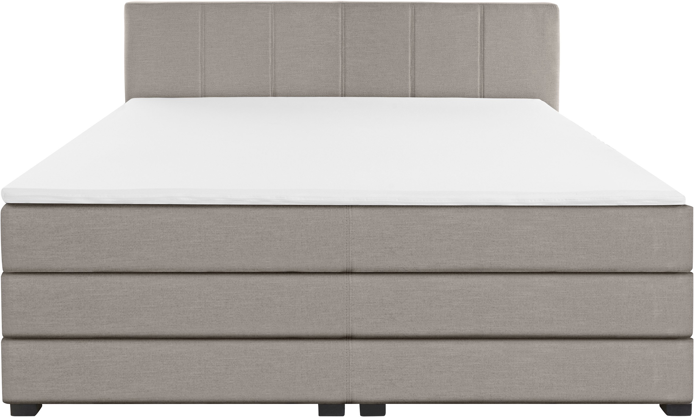 GOODproduct Boxspringbett »Peetu«, Taschenfederkern-Matratze, in 4 Breiten und 4 Farben, incl. Topper