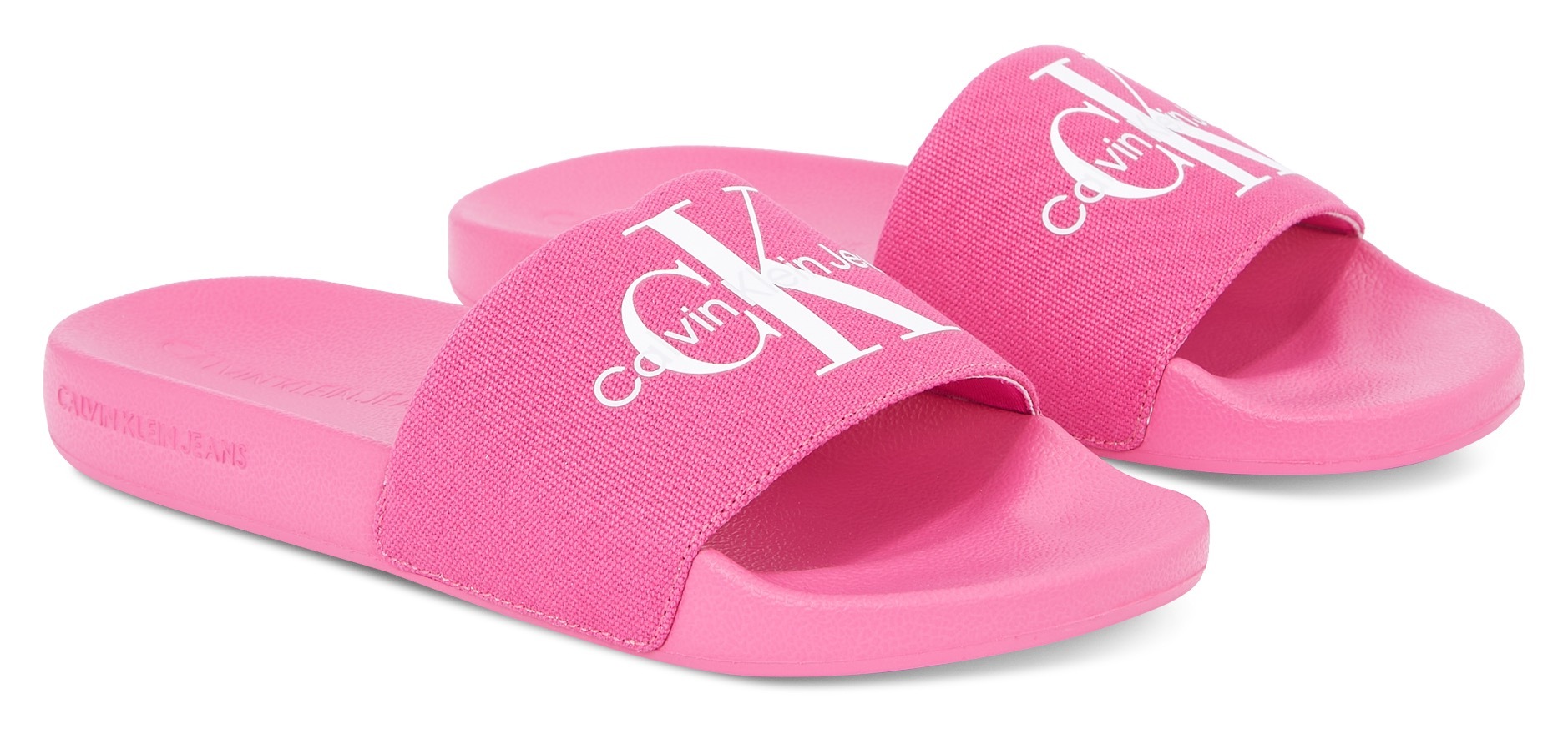 Badepantolette »FANNY SLIDE MONOGRAM«, Sommerschuh, Schlappen, Badeschuh, Poolslides...