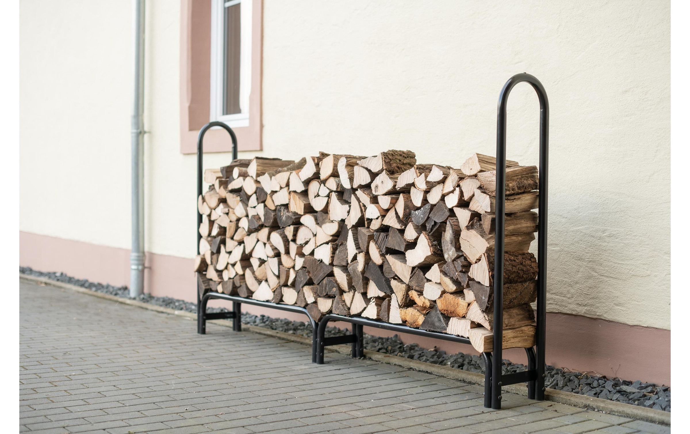 ShelterLogic Kaminholzregal "ShelterLogic" 1000 kg Traglast, inkl. Abdeckung