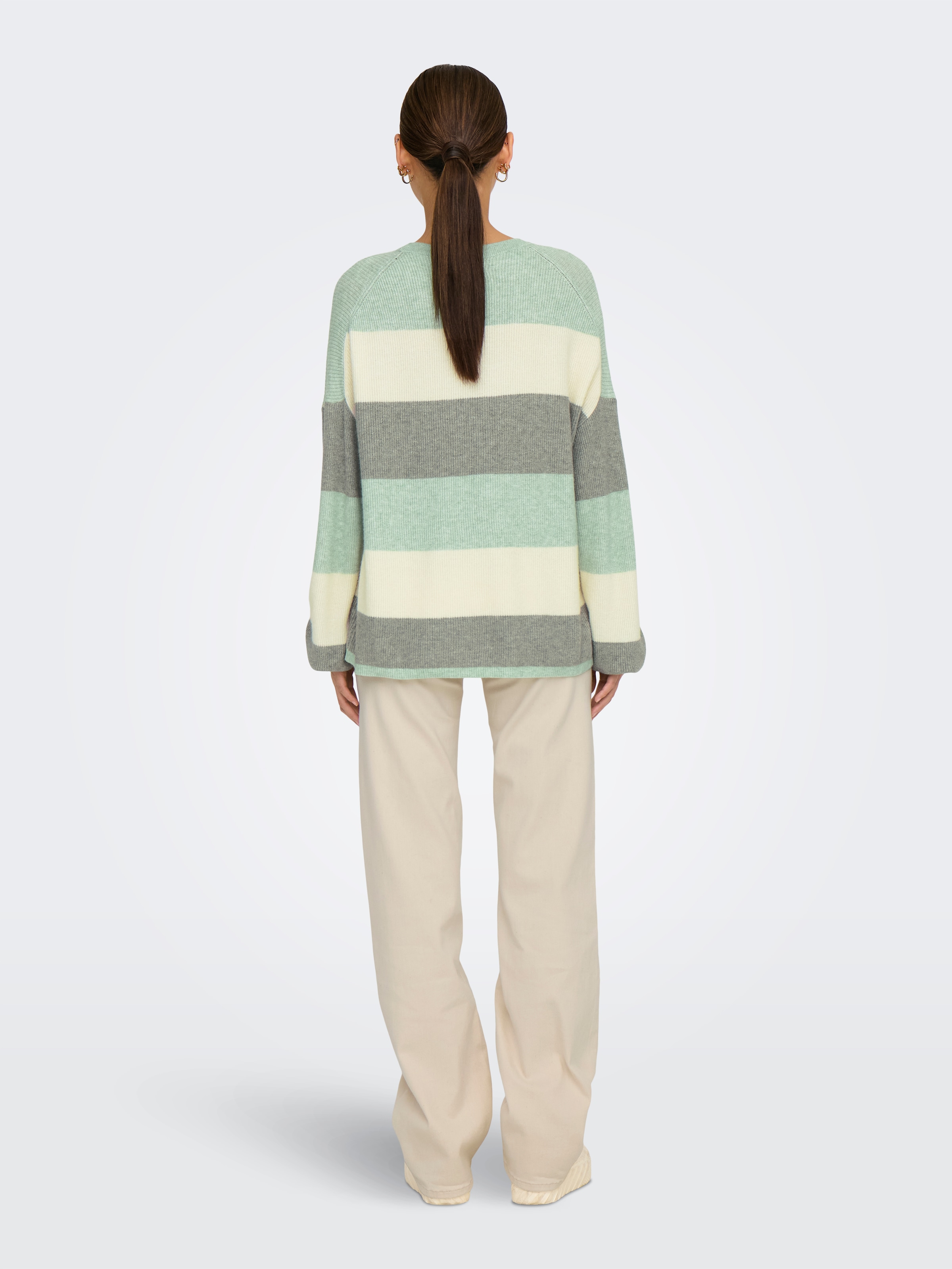 ONLY Strickpullover »ONLATIA L/S STRIPE PULLOVER KNT NOOS«
