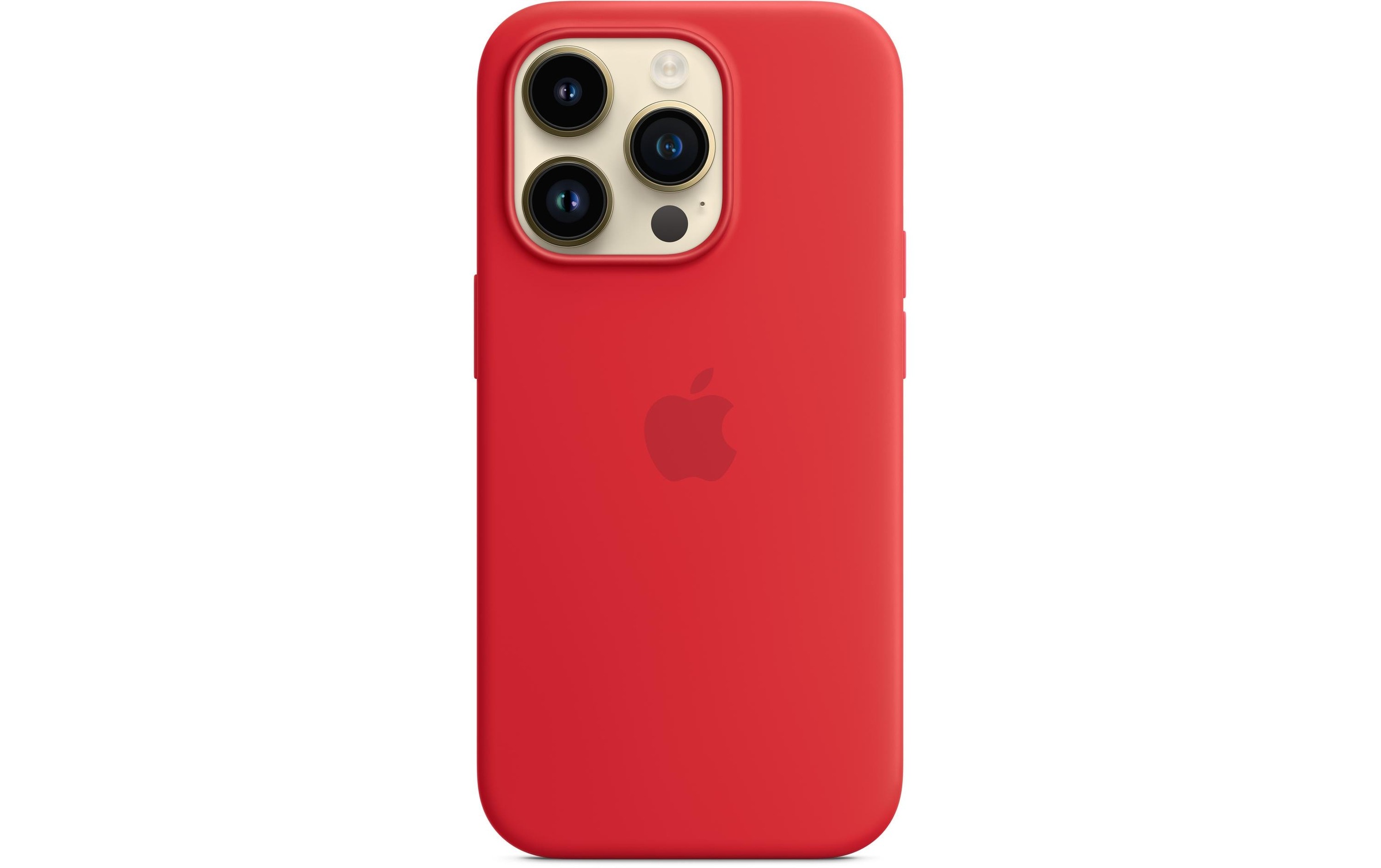 Apple Smartphone Silikon Case mit MagSafe, iPhone 14 Pro, (PRODUCT)RED