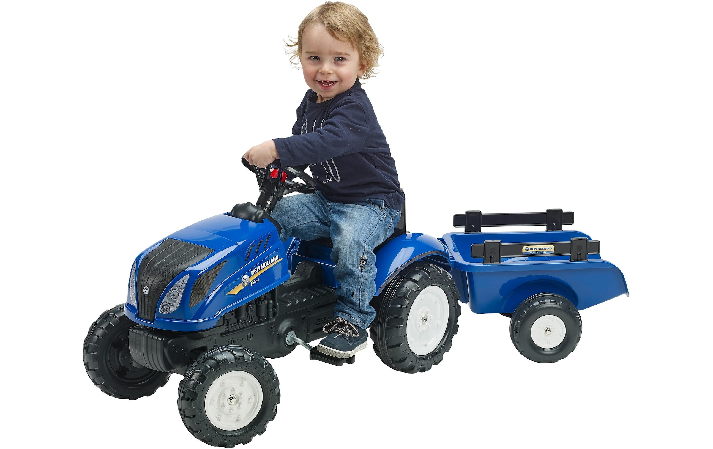 Falk Rutscherauto »New Holland Traktor + Anh. M«