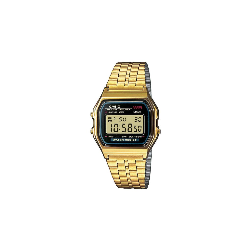 CASIO Watch »Armbanduhr A159WGEA-1EF«
