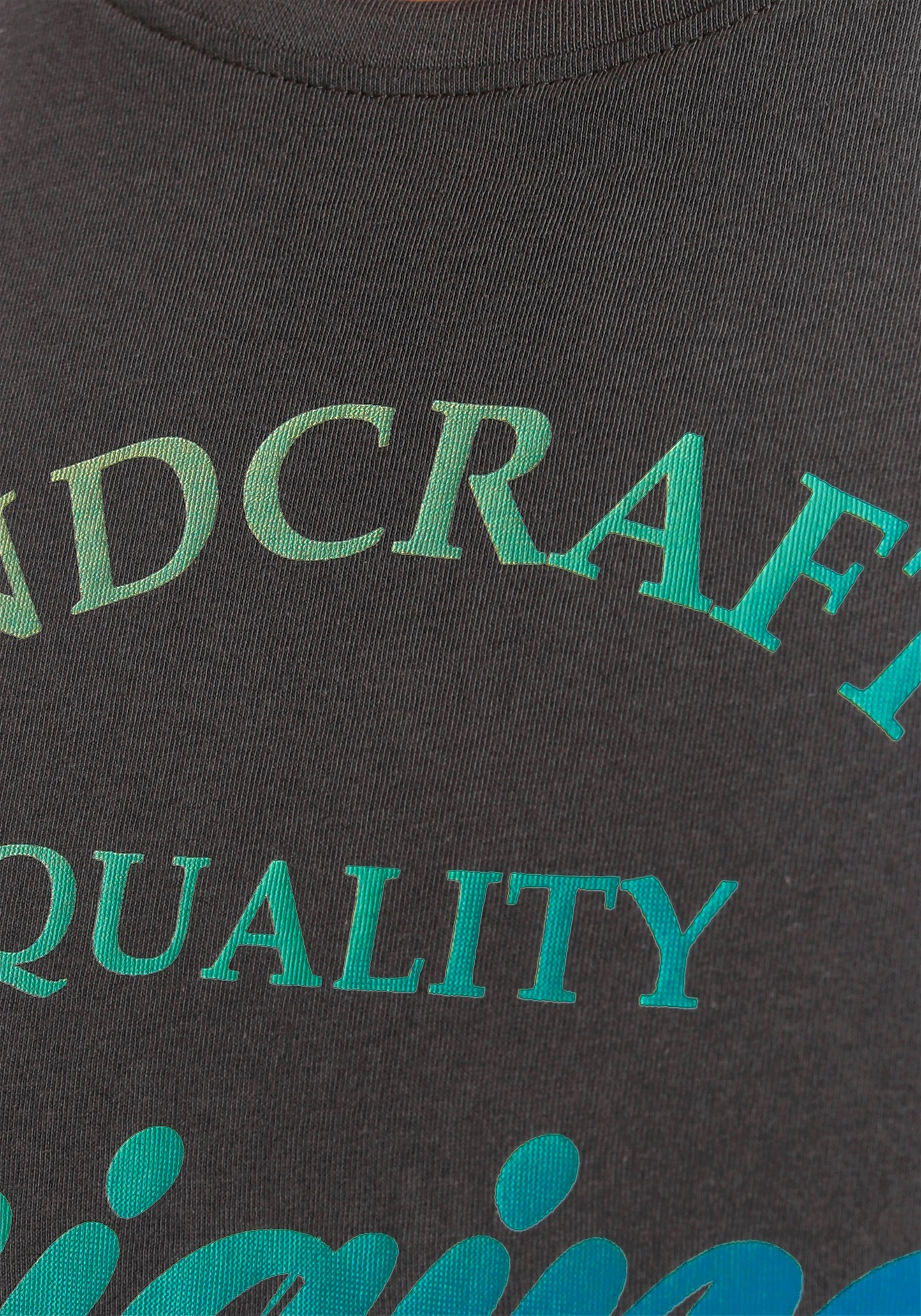 AJC T-Shirt, kurzärmelig, schmaler Schnitt, bedruckt oder unifarben