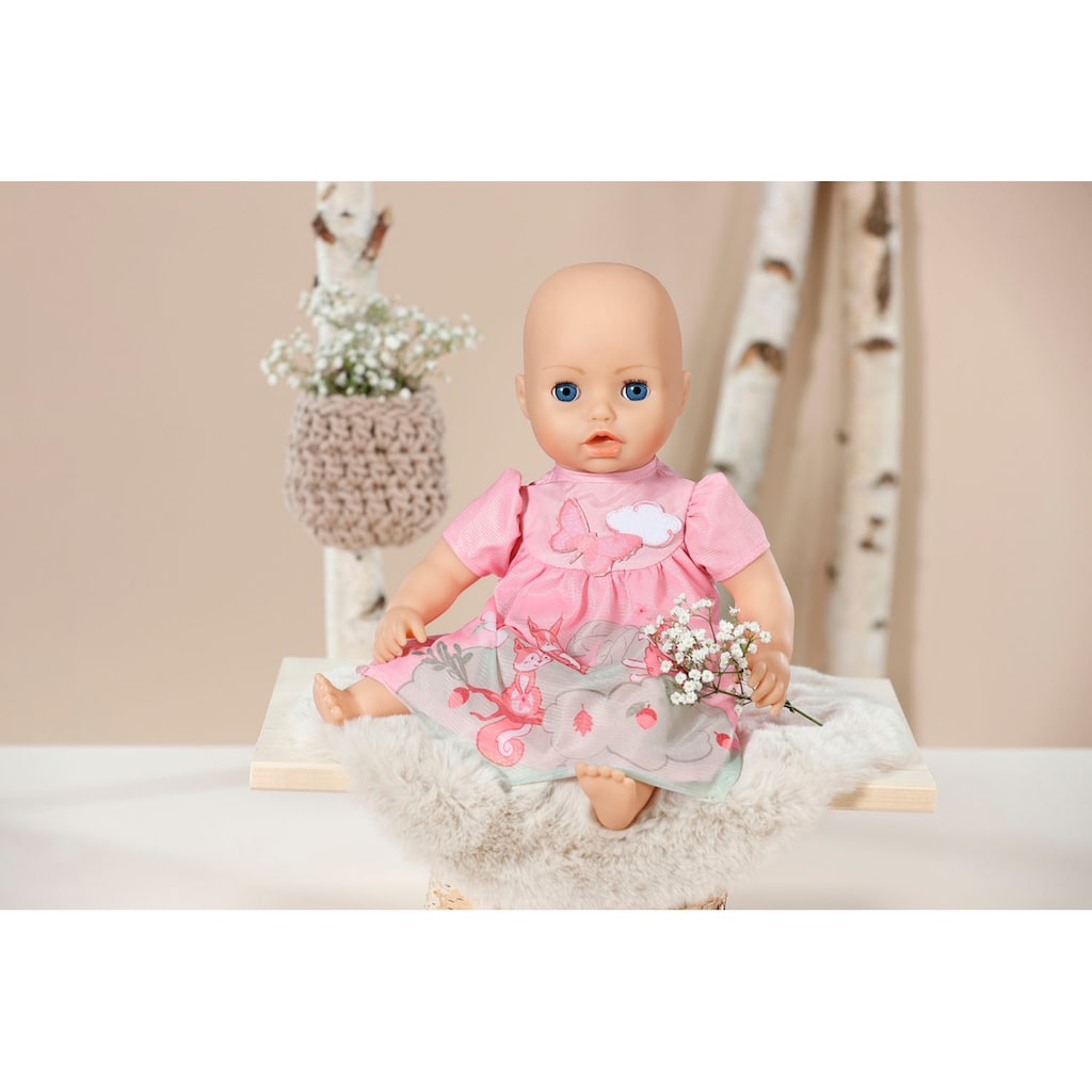Baby Annabell Puppenkleidung »Kleid rosa Eichhörnchen, 43 cm«