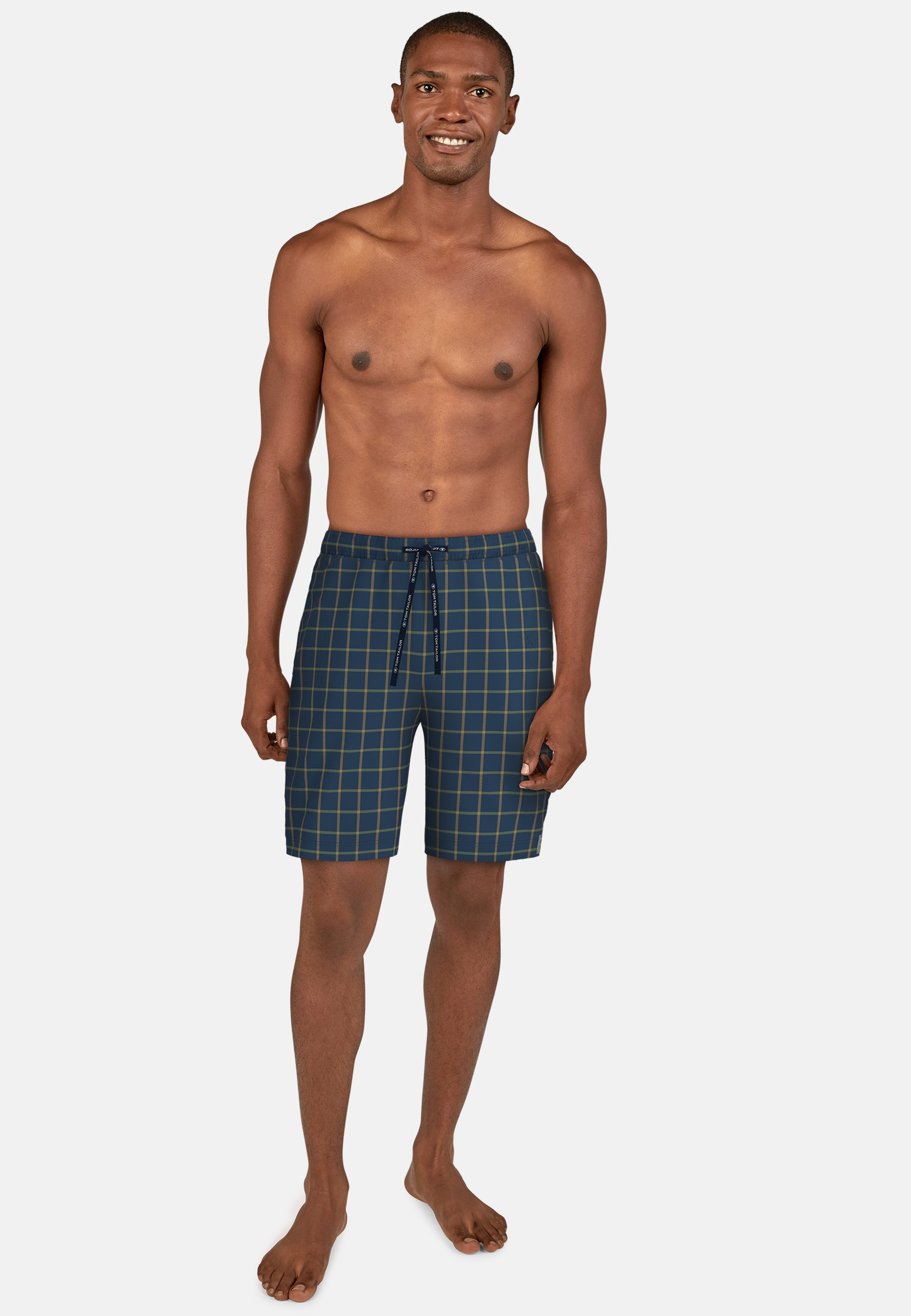 TOM TAILOR Bermudas, mit zeitlosem Karo-Design