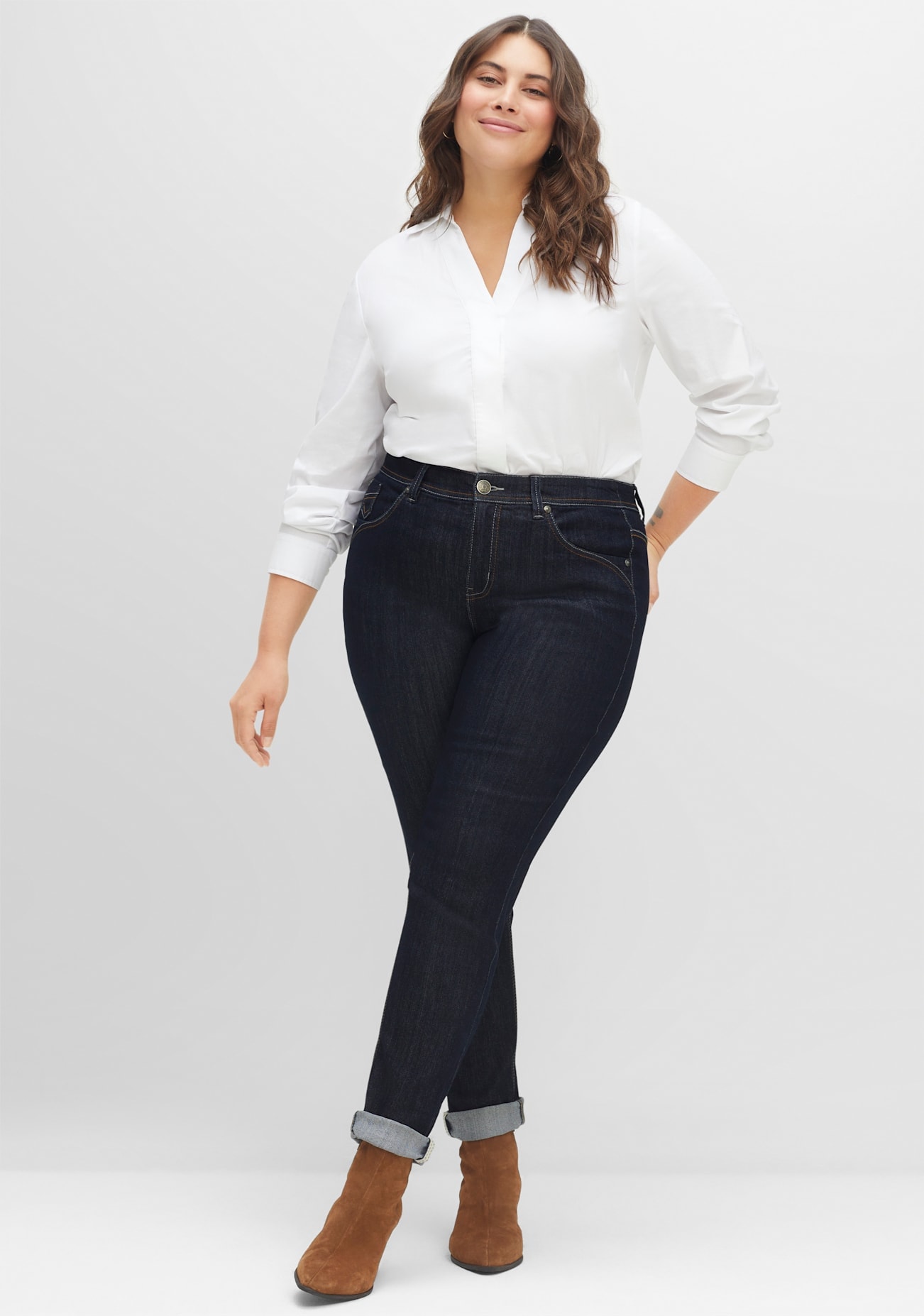 Sheego Stretch-Jeans 1