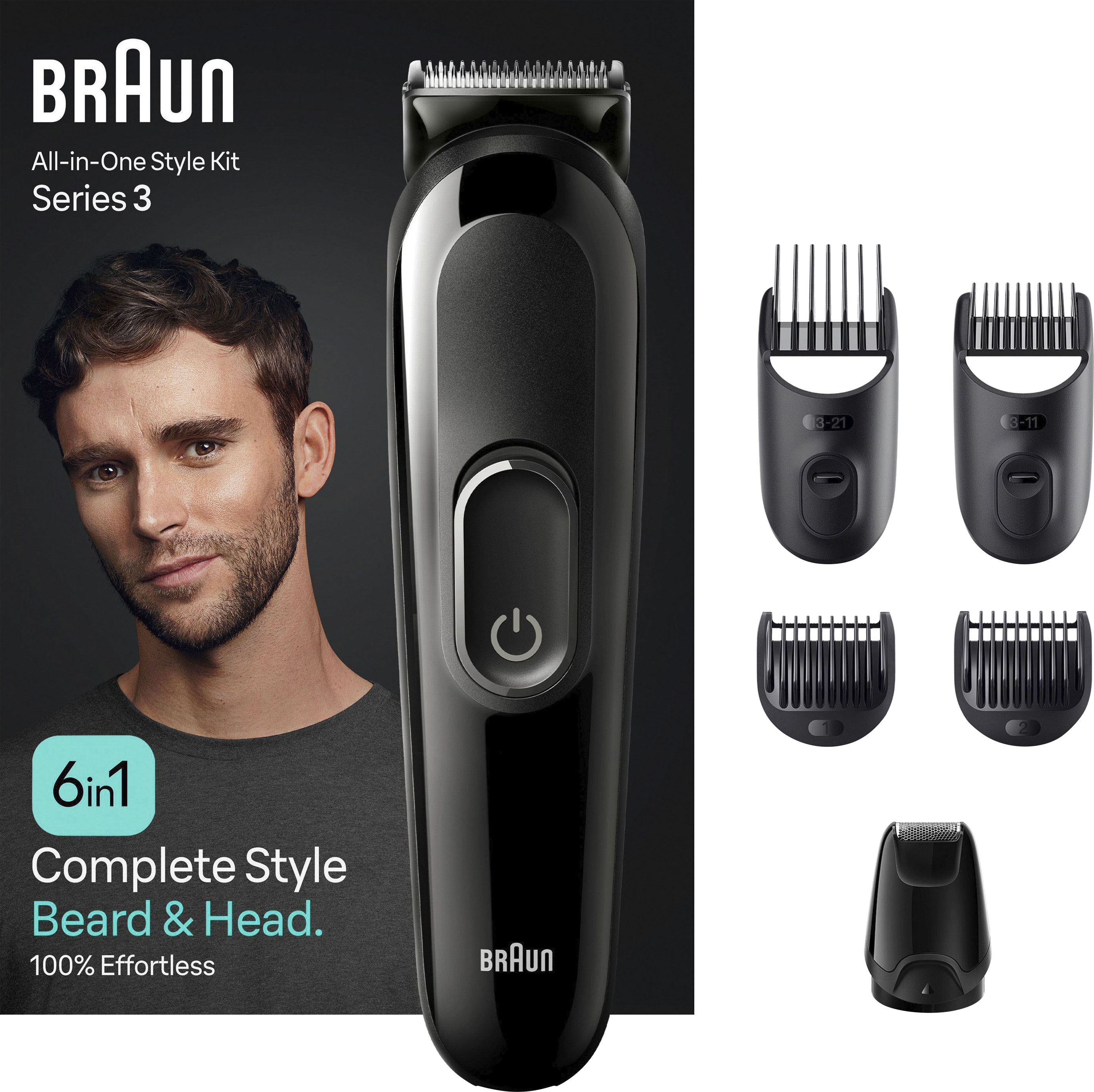 Haarschneider »All-In-One Styling Set MGK3420«, 6-in-1 Barttrimmer, 50 Min. kabellose...