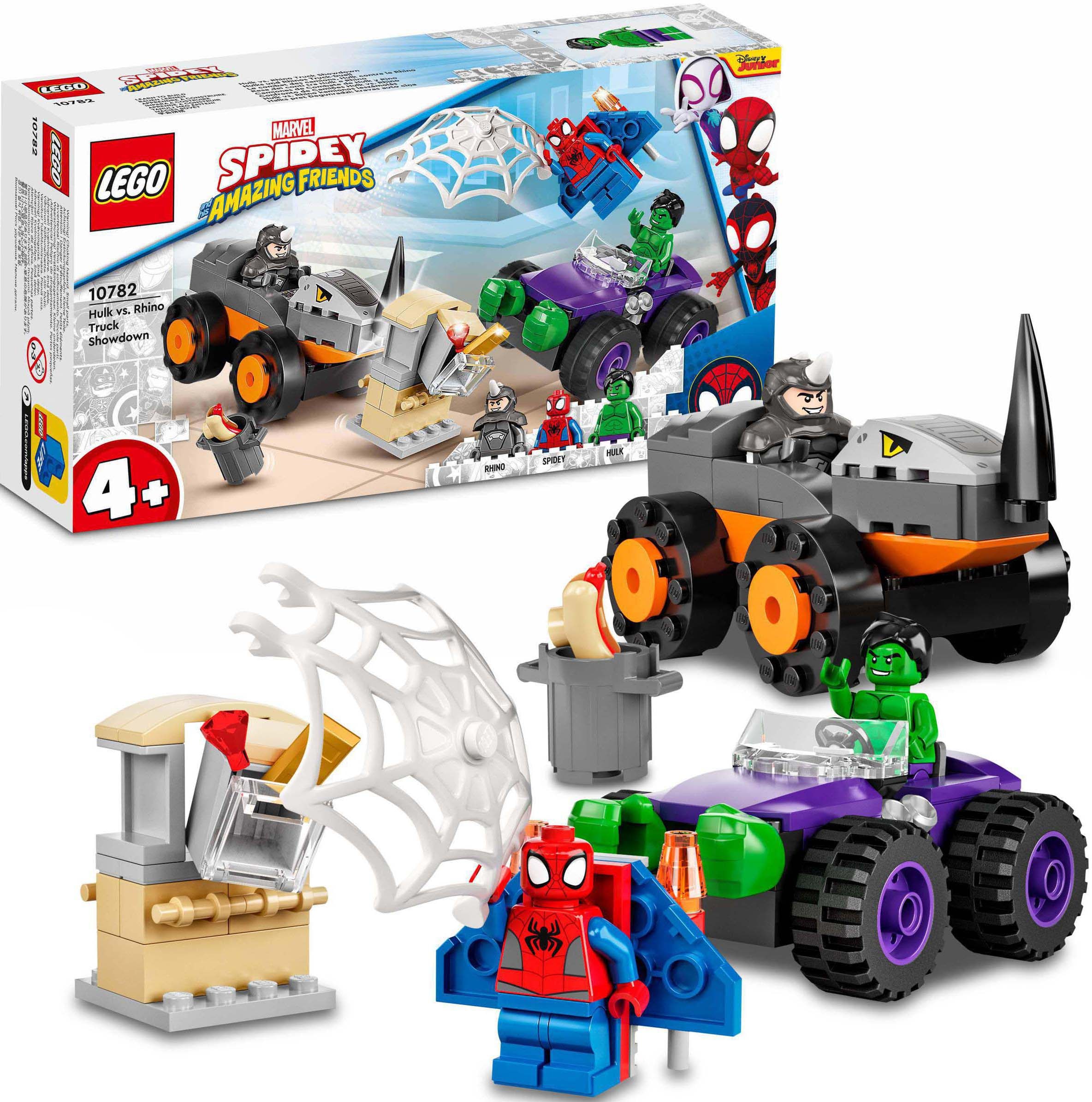 LEGO® Konstruktionsspielsteine »Hulks und Rhinos Truck-Duell (10782), LEGO® Marvel«,... kaufen