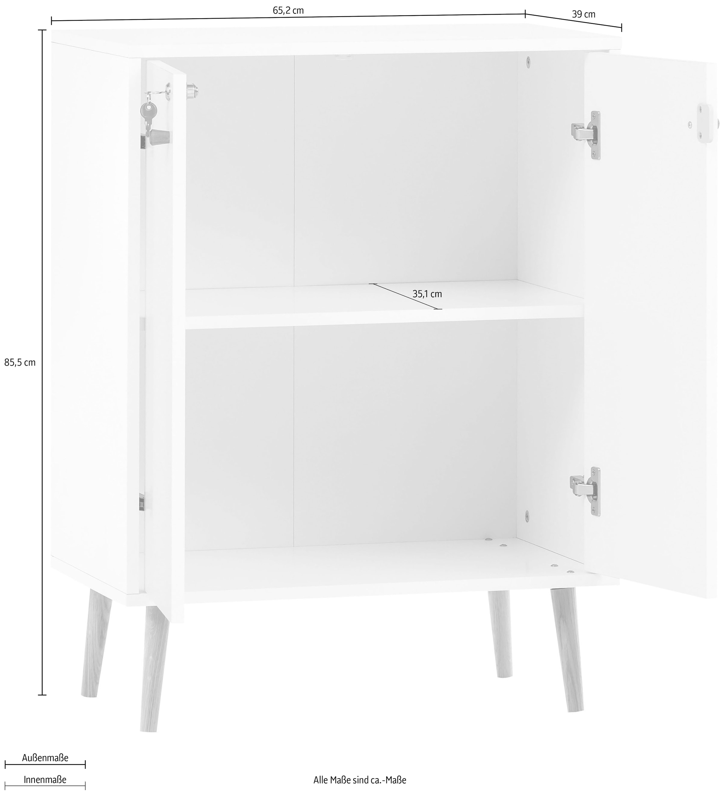 Schildmeyer Aktenschrank »Jonte«, Breite 65,2 cm