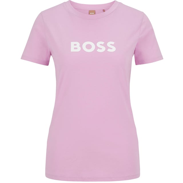 (1 Logoschriftzug der bei auf online BOSS »C_Elogo_5«, mit Brust Schweiz tlg.), shoppen BOSS Jelmoli-Versand T-Shirt ORANGE