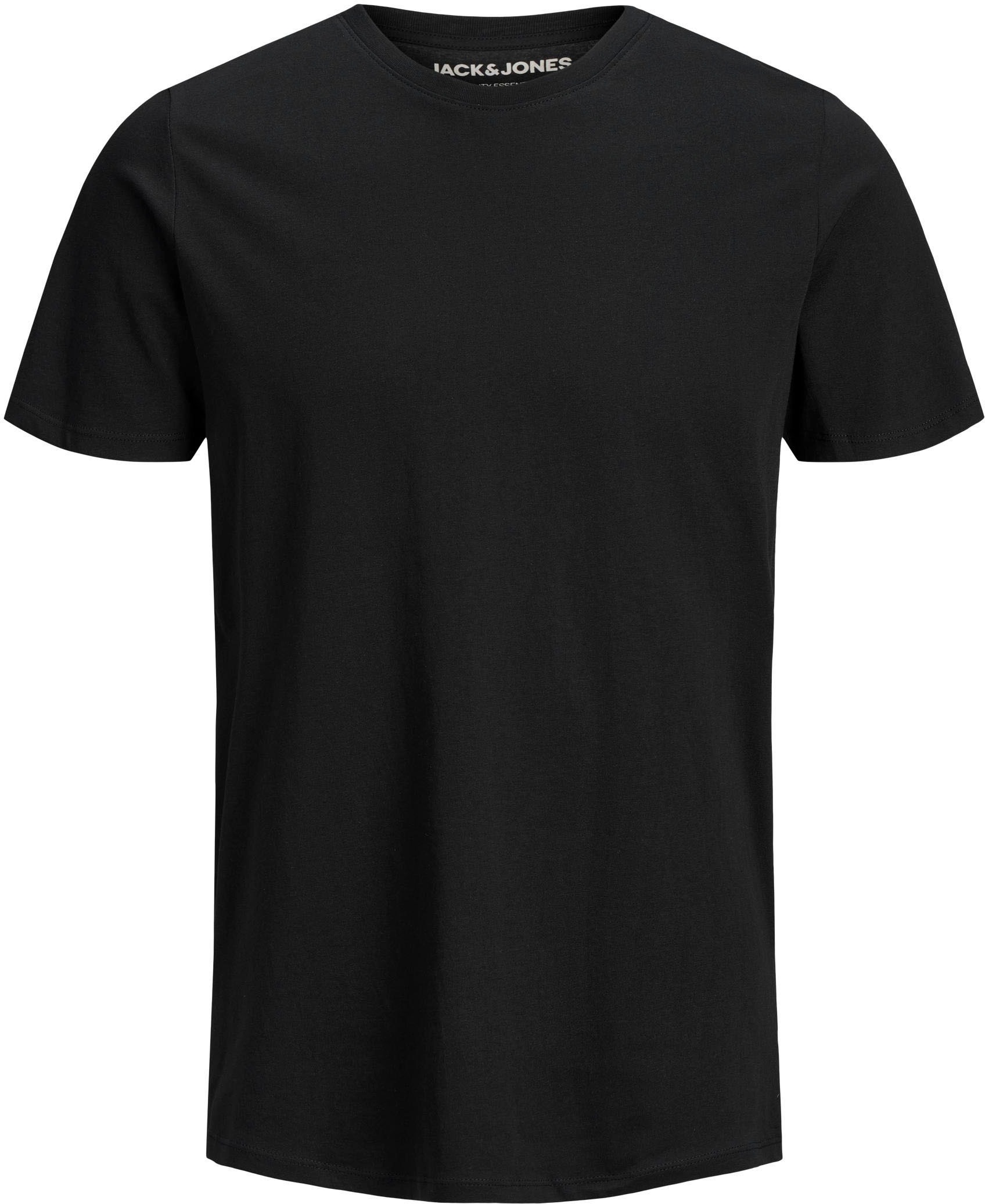 Jack & Jones Rundhalsshirt »JJEORGANIC BASIC TEE SS O-NE 3PK MP NOOS«, (Packung, 3 tlg.)
