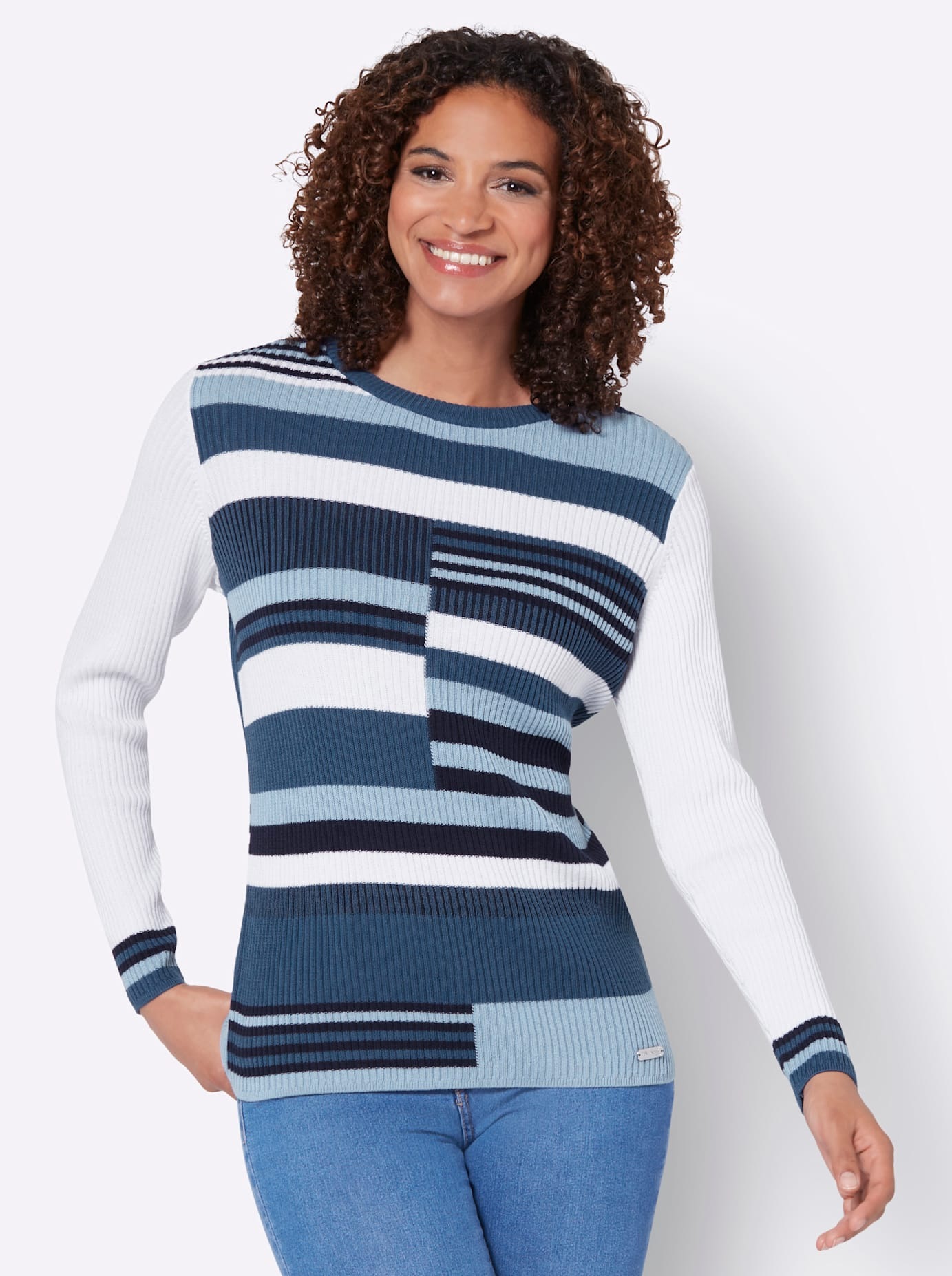 Casual Looks Rundhalspullover »Pullover«