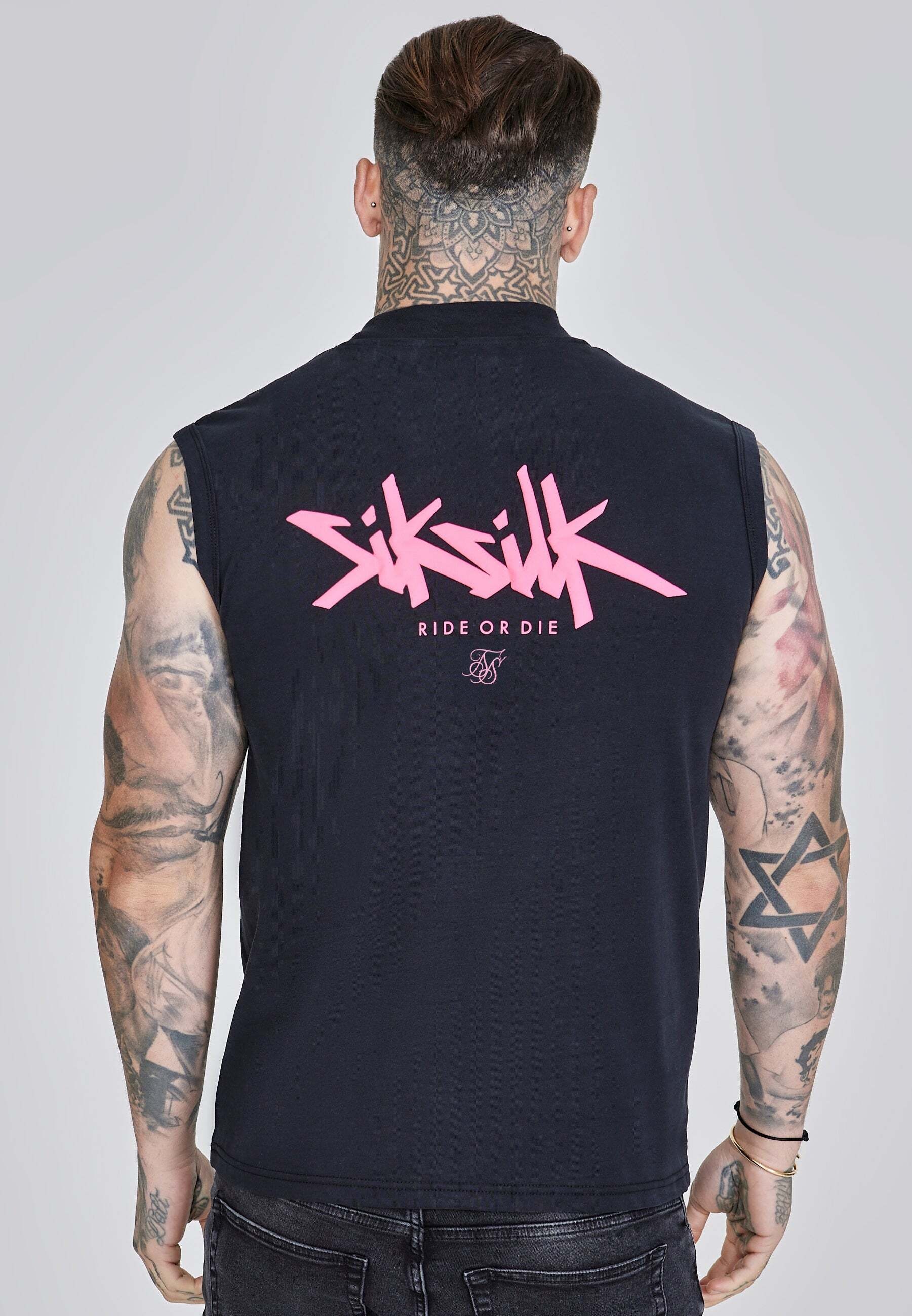 Siksilk Kurzarmshirt »Siksilk Top Active Vest«
