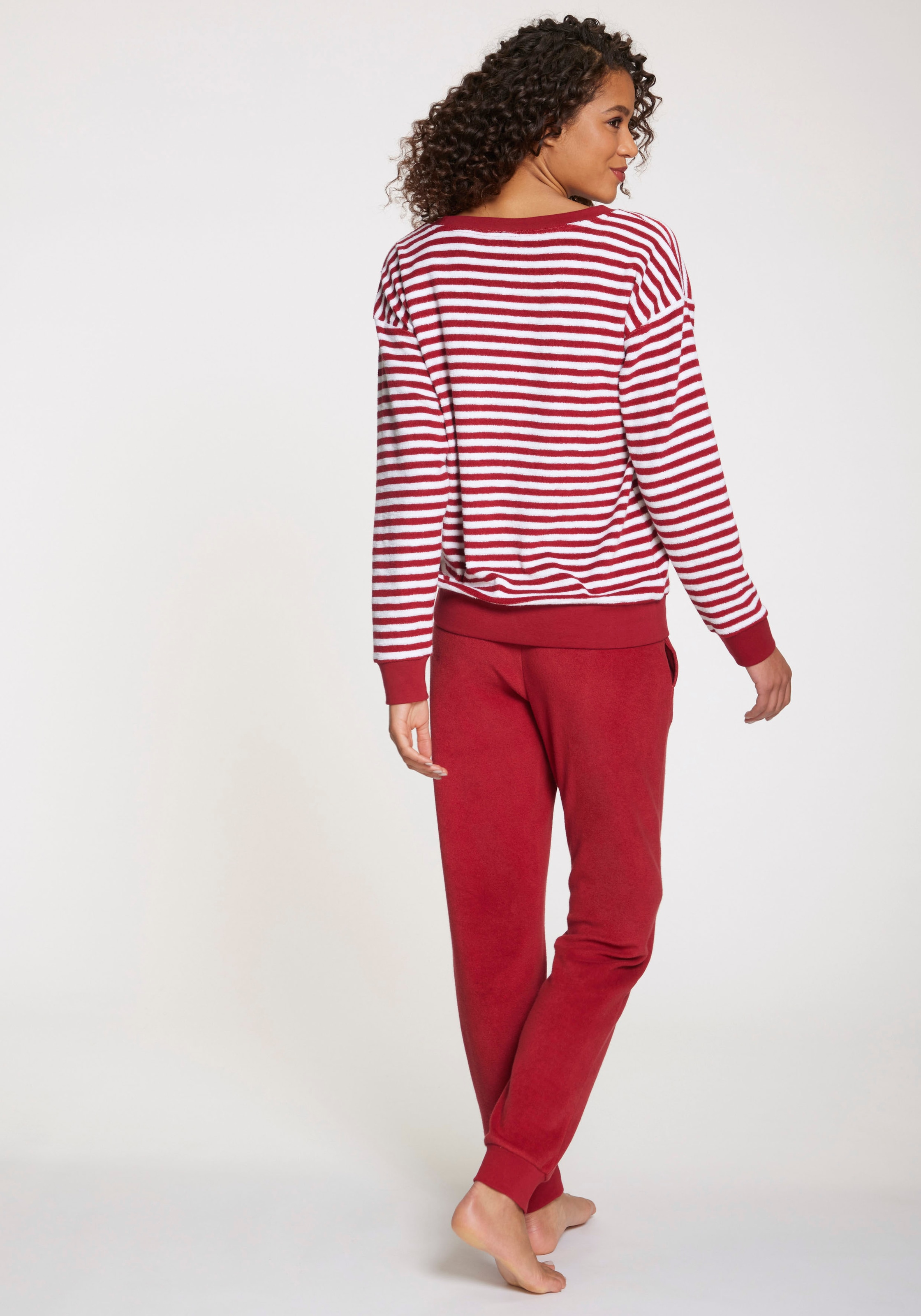 Vivance Dreams Pyjama, (2 tlg.), aus weichem Frottee