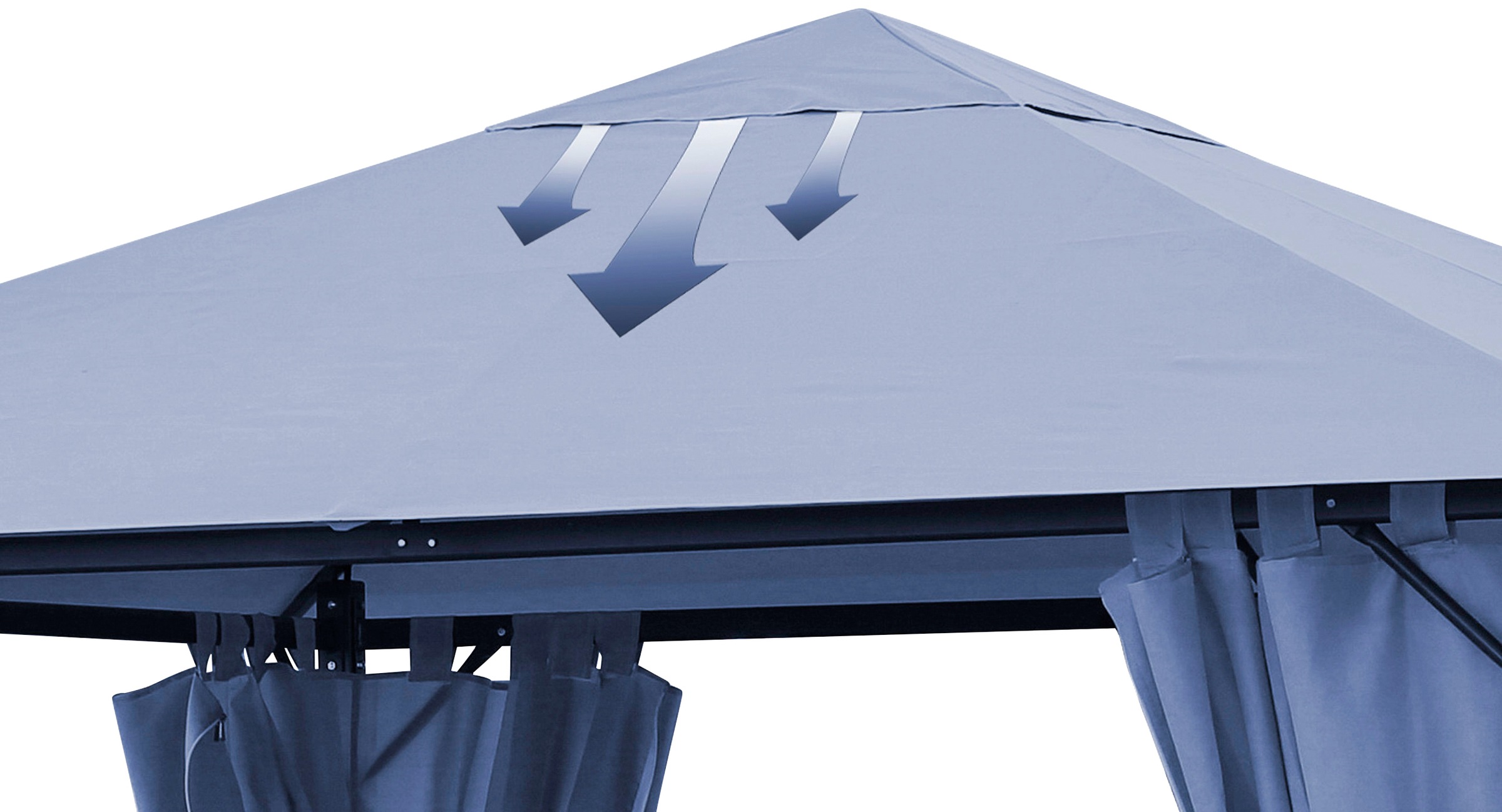 Quick Star Pavillon-Ersatzdach »Nizza«, für 300x400 cm
