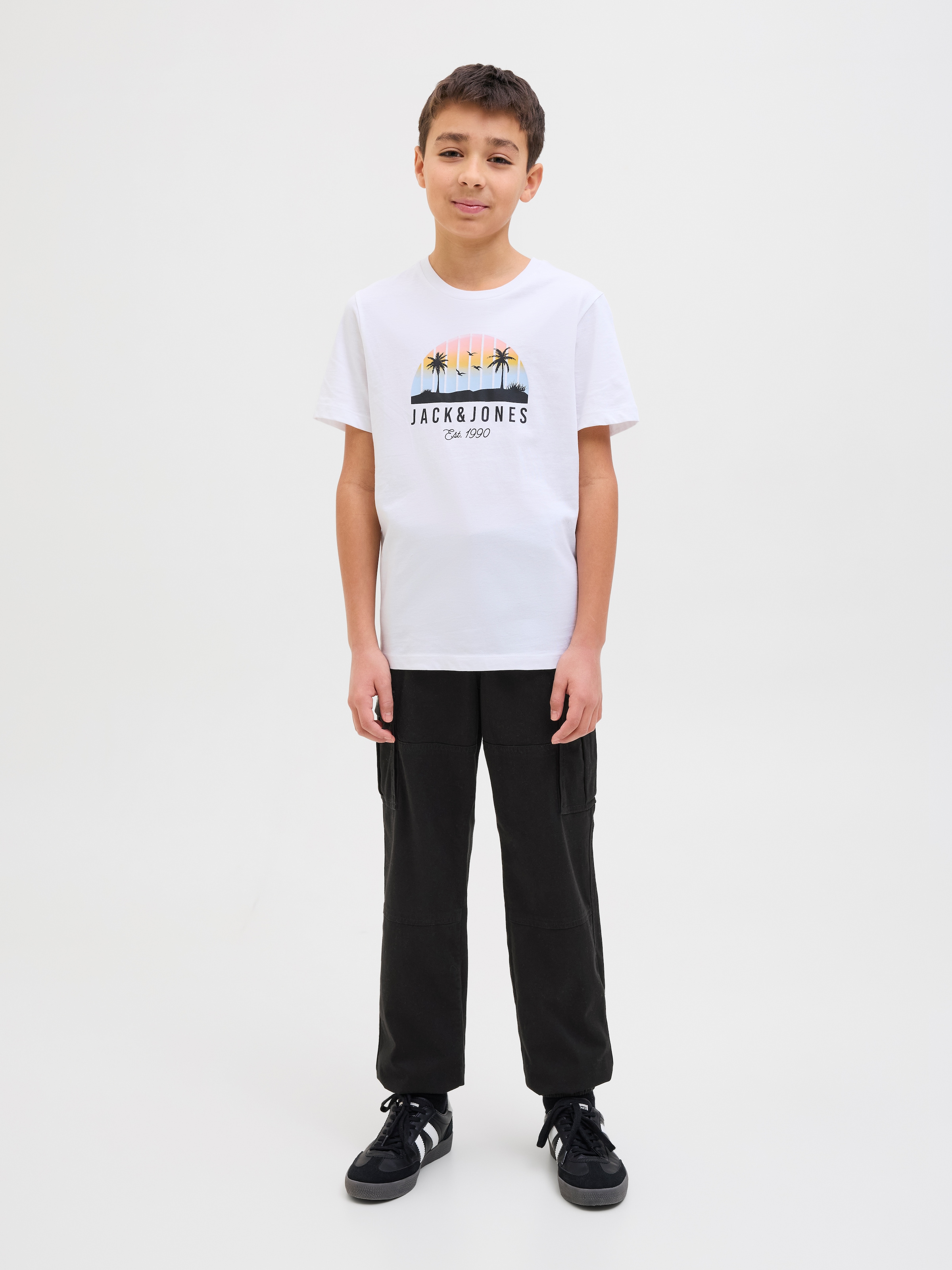 Jack & Jones Junior Cargohose »JPSTKANE JJJONNIE CUFFED CARGO JNR«