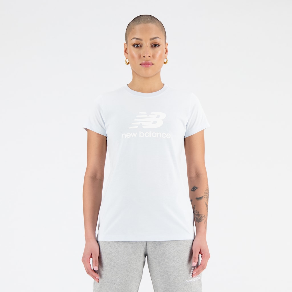 New Balance T-Shirt »NB Essentials Stacked Logo T-Shirt«