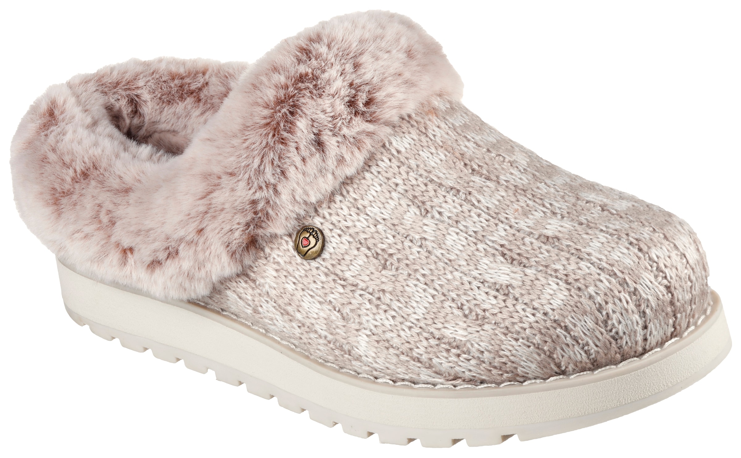 Skechers Pantoffel »KEEPSAKES - ICE ANGEL«, in Strick-Optik