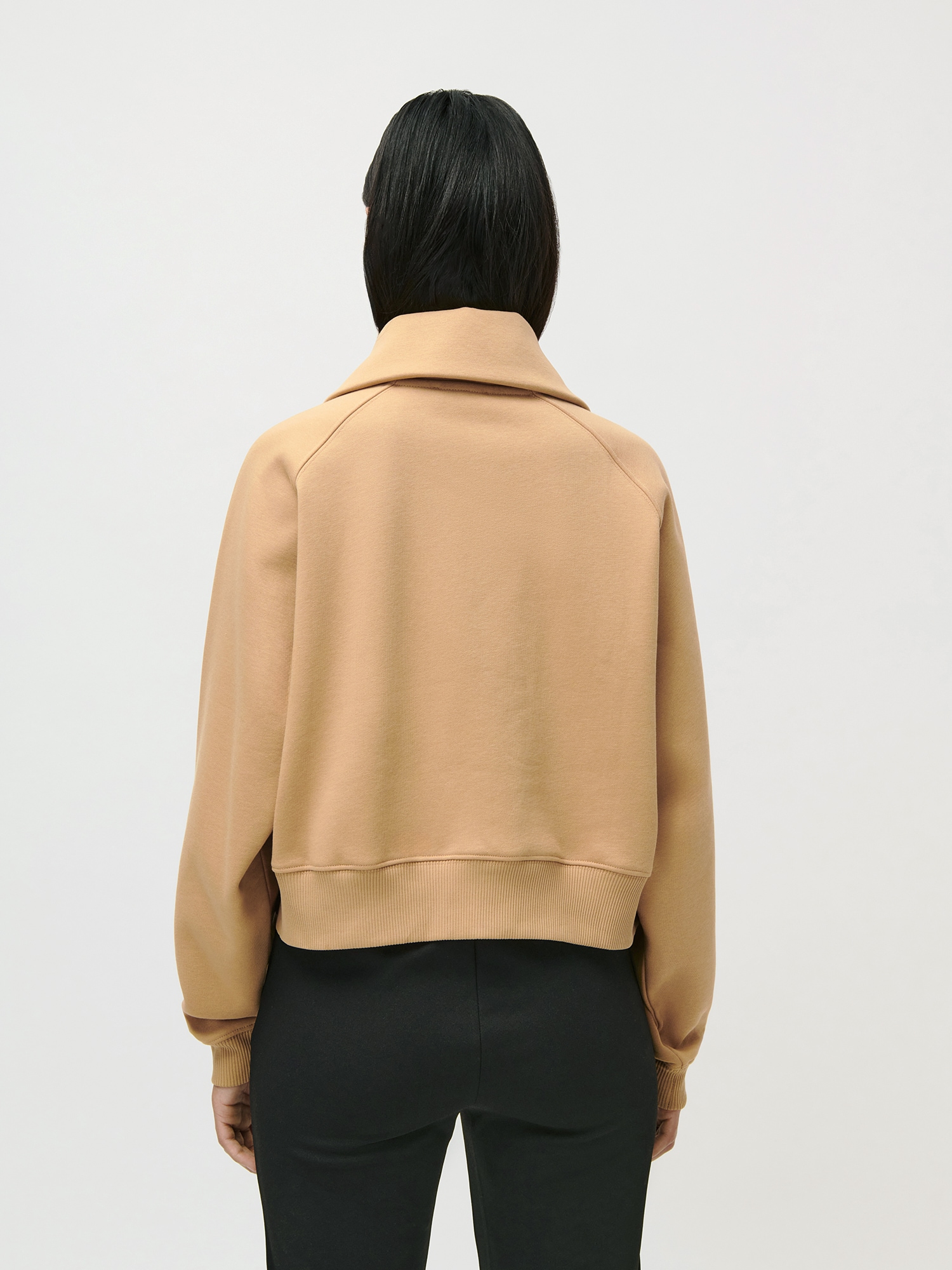 LeGer Sweatshirt »Meret, LeGer by Lena Gercke«, cropped, mit Stehkragen