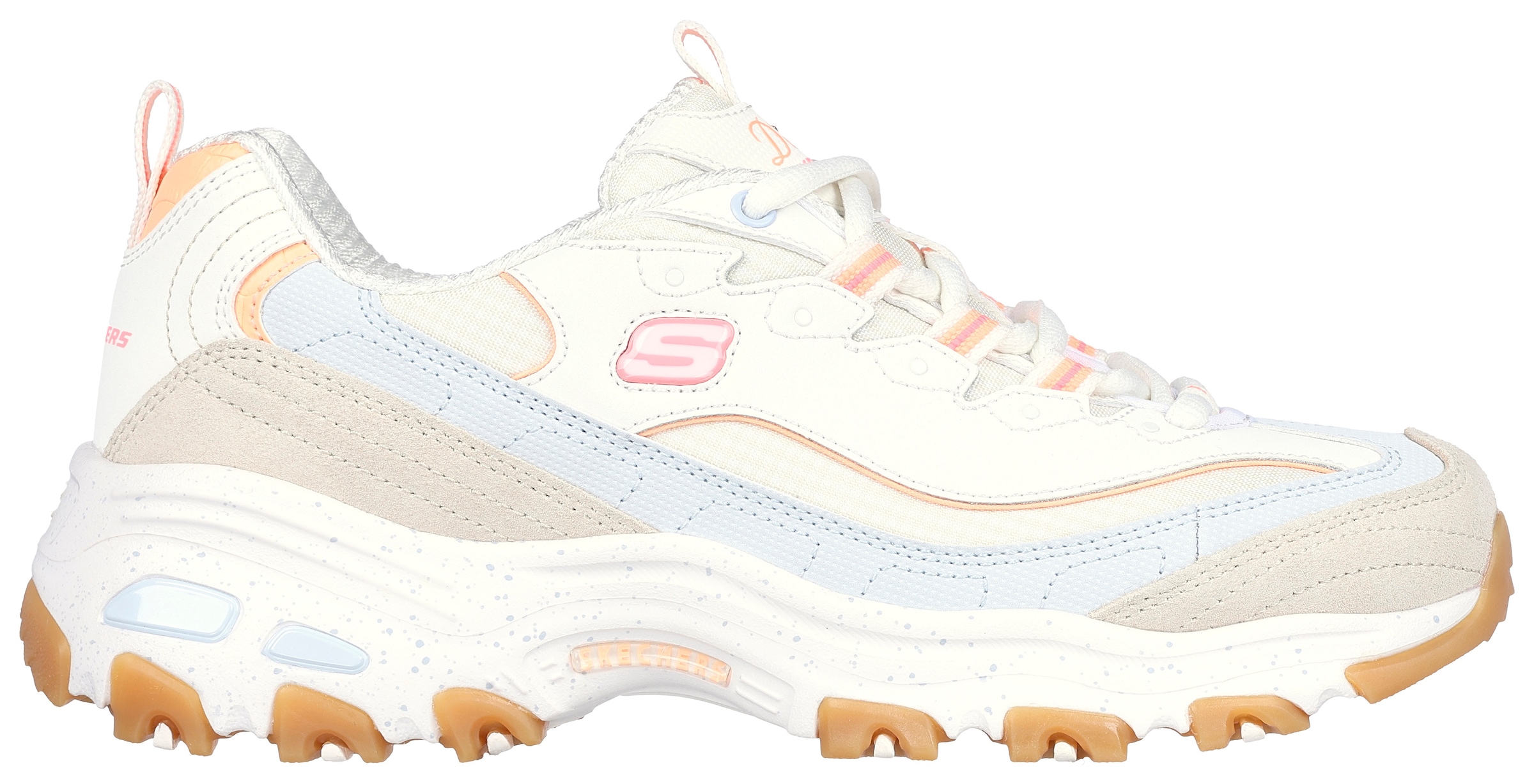 Skechers Sneaker »D'LITES-BOLD VIEWS«, Freizeitschuh, Halbschuh, Schnürschuh mit Air-Cooled Memory Foam